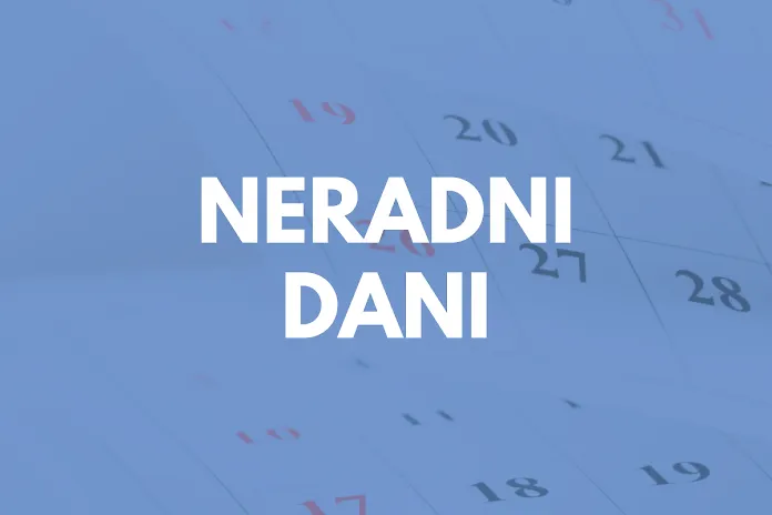 Obavijest o neradnim danima