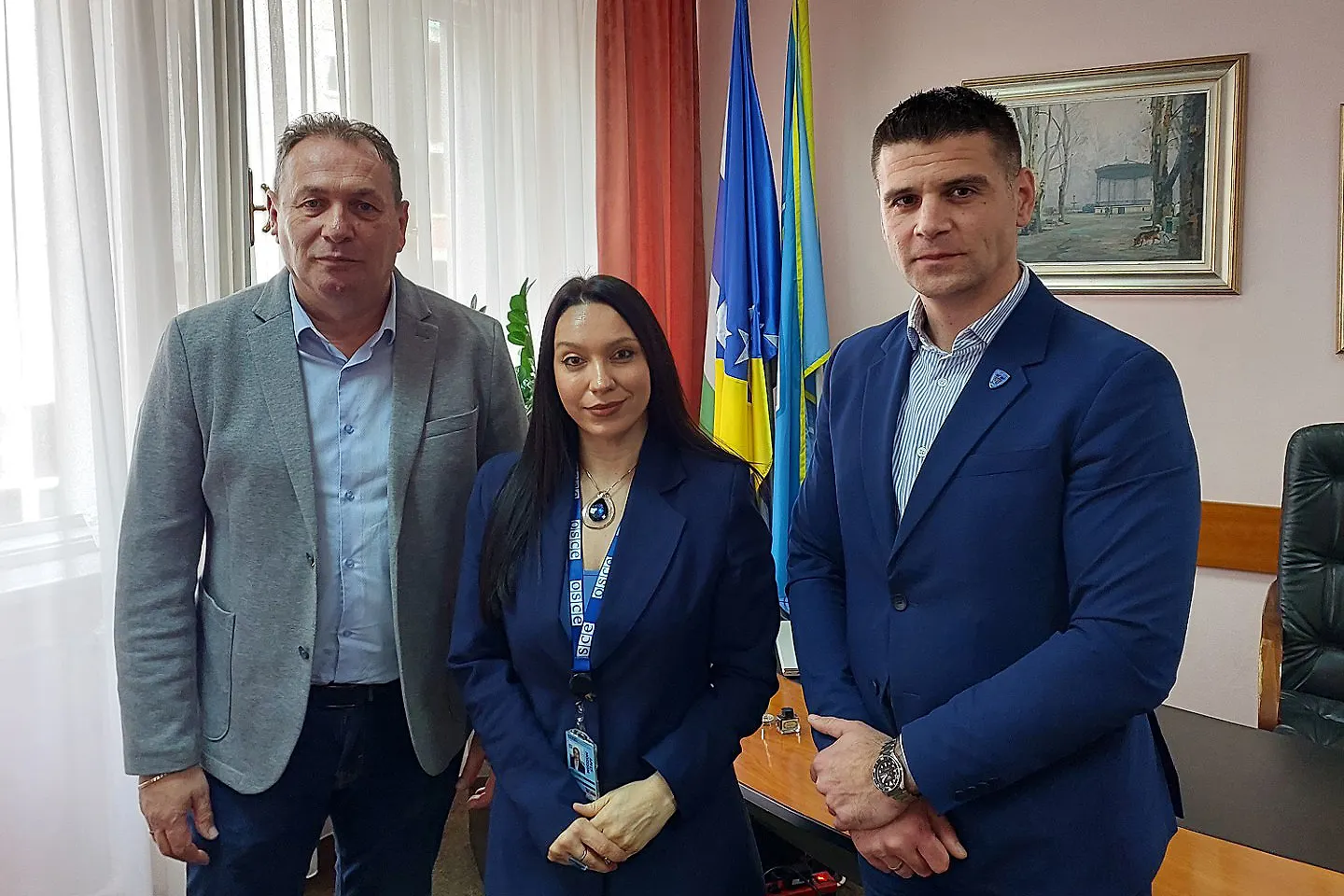 Радни састанак руководства МУП-а ХНК-а и мостарског уреда ОСЦЕ-а