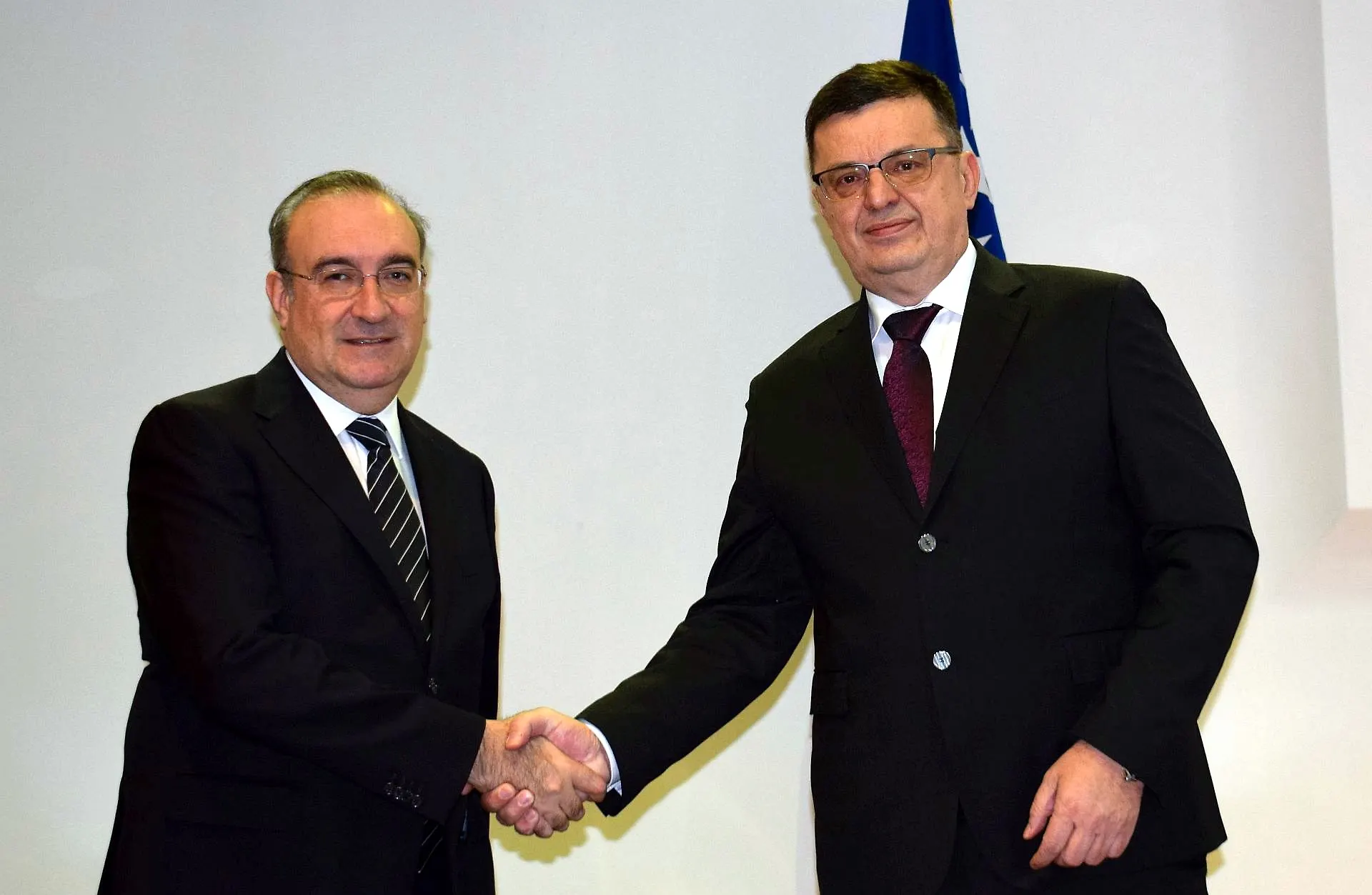 Chairman Tegletija with Ambassador of Turkey in BIH Koç