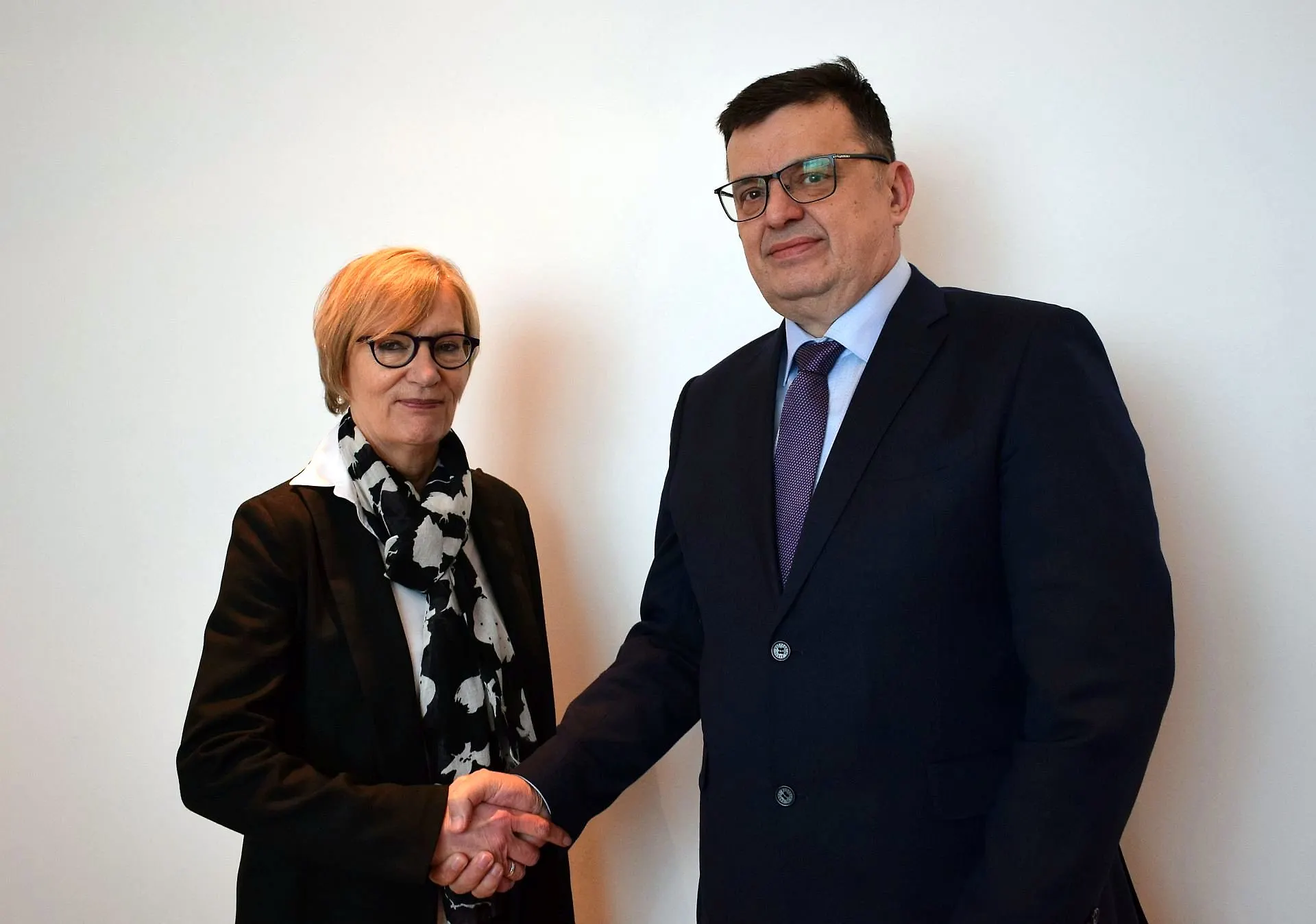 Chairman Tegeltija with Norwegian Ambassador in BIH Rusten