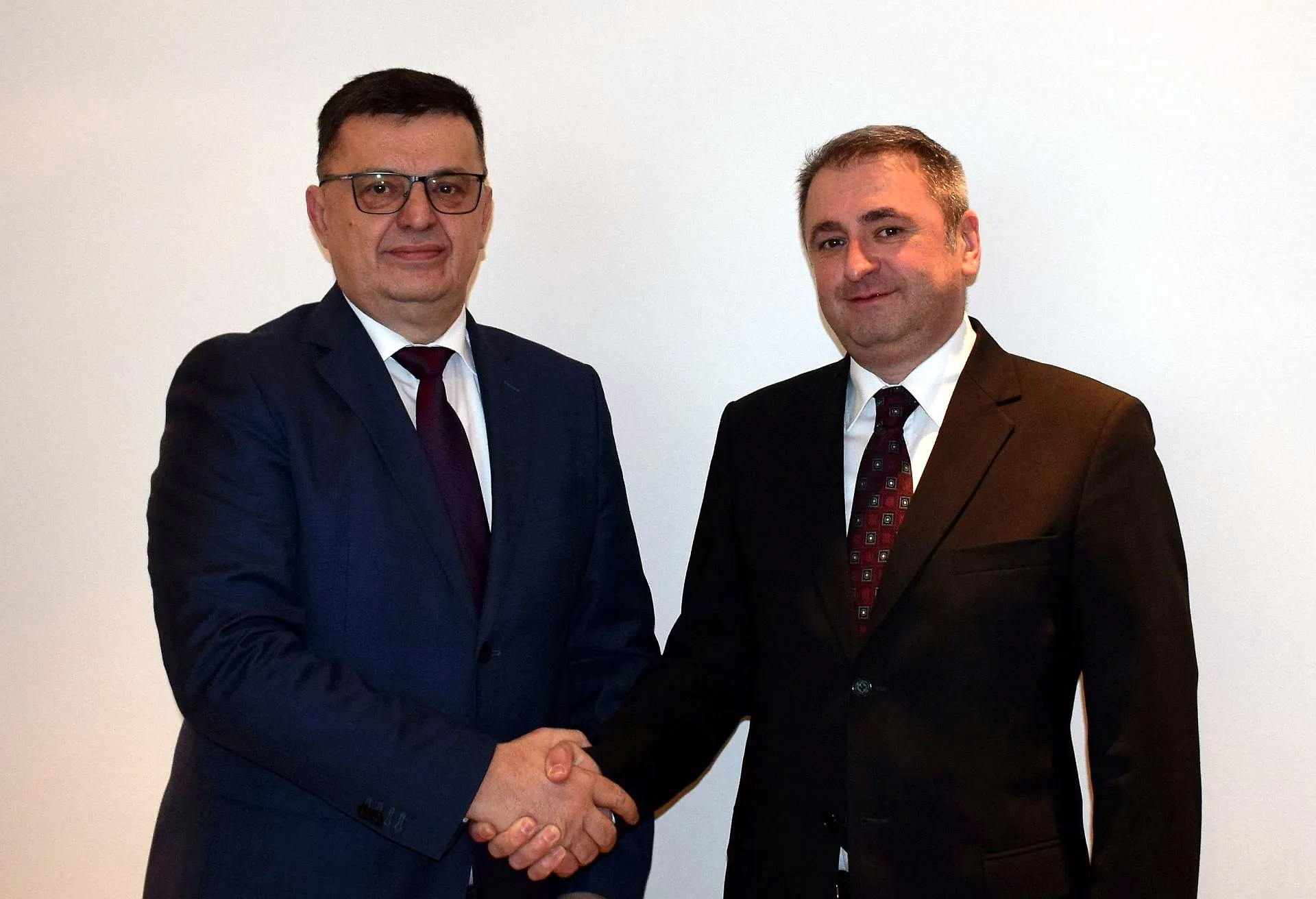 Chairman Tegeltija with Ambassador of Croatia in BIH Sabolić