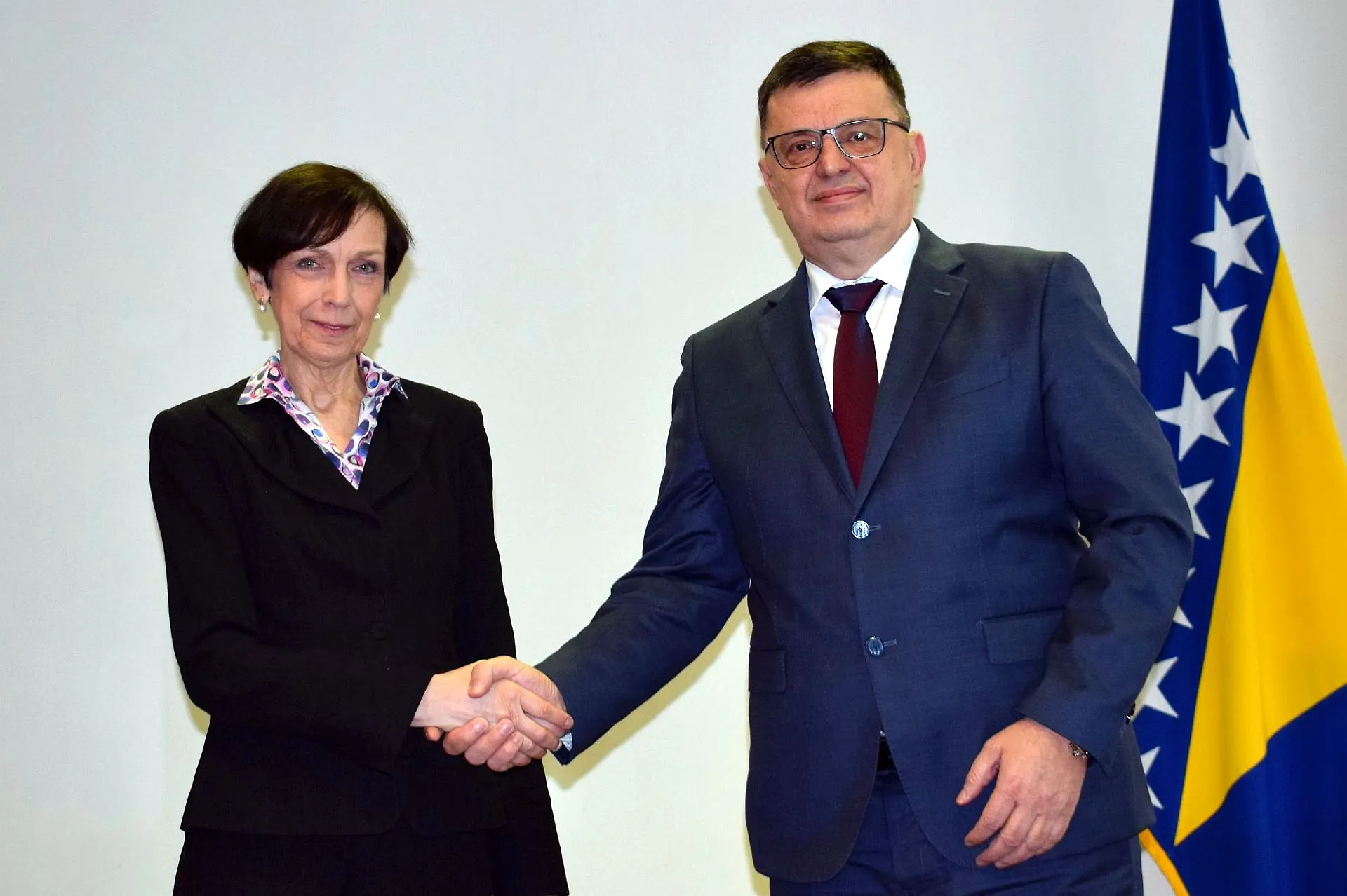 Chairman Tegeltija with German Ambassador Uber