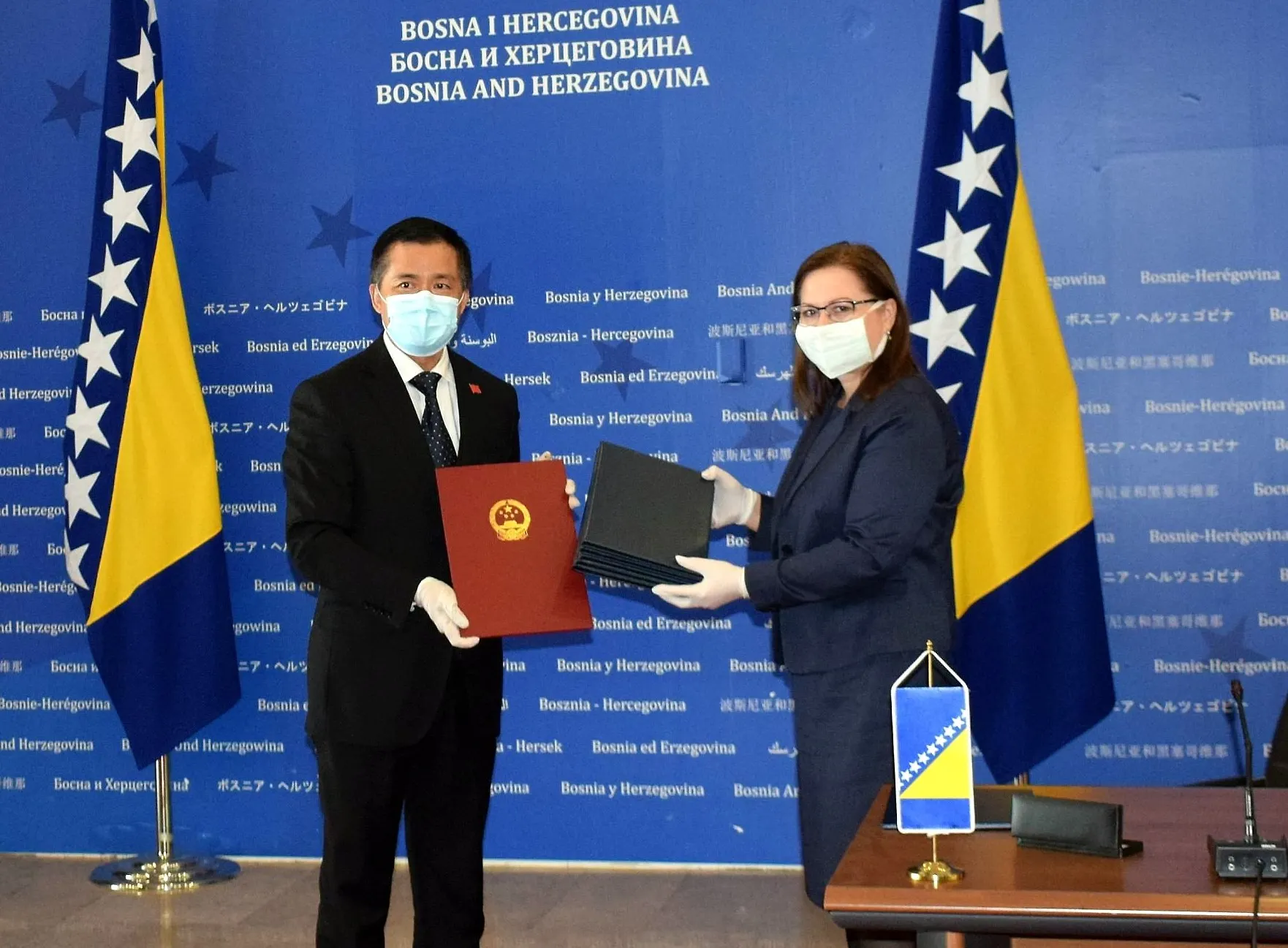 Potpisan Memorandum o razumijevanju o saradnji u oblasti zdravstva i medicinskih nauka između Nacionalne komisije za zdravstvo Narodne Republike Kine i Ministarstva civilnih poslova Bosne i Hercegovine
