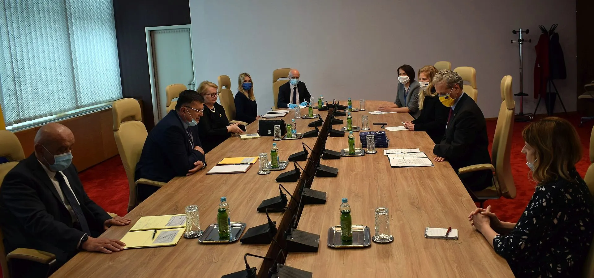 CoM BIH Chairman and Deputies Chairman Talk with Ambassador Sattler