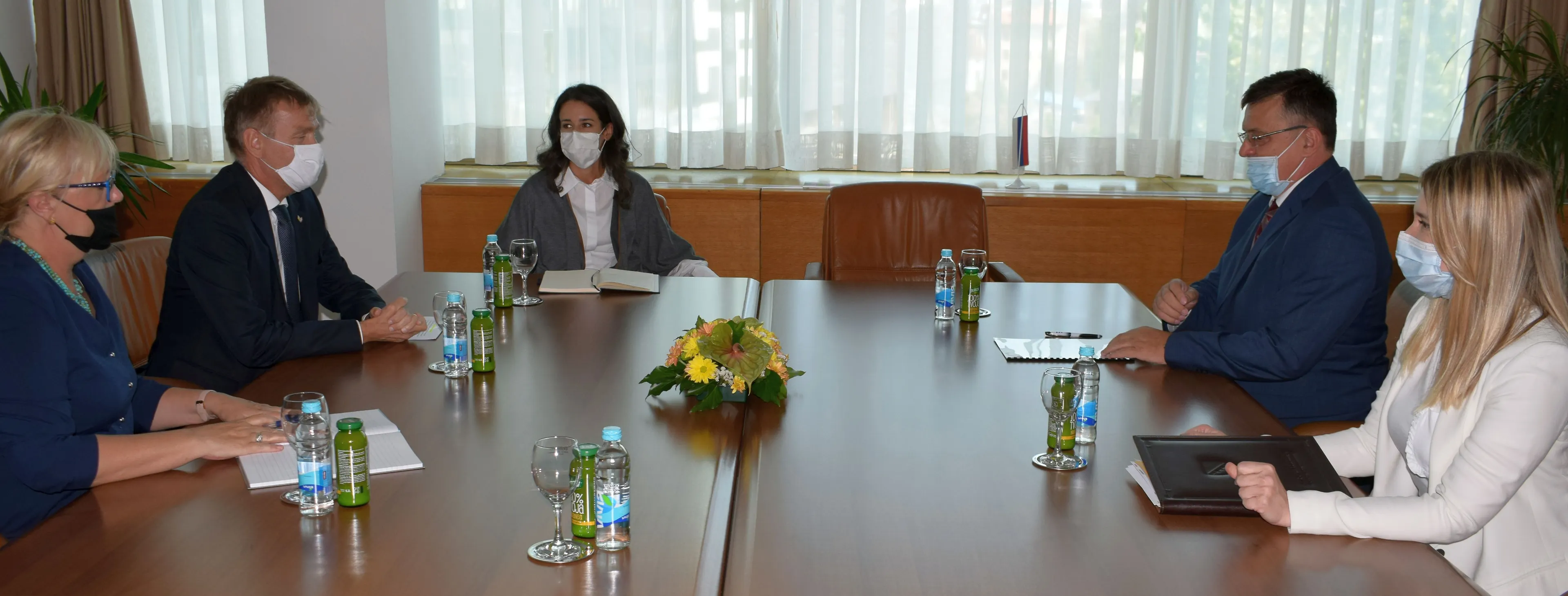 Meeting of Chairman Tegeltija and Ambassador of Norway in BIH Reinertsen
