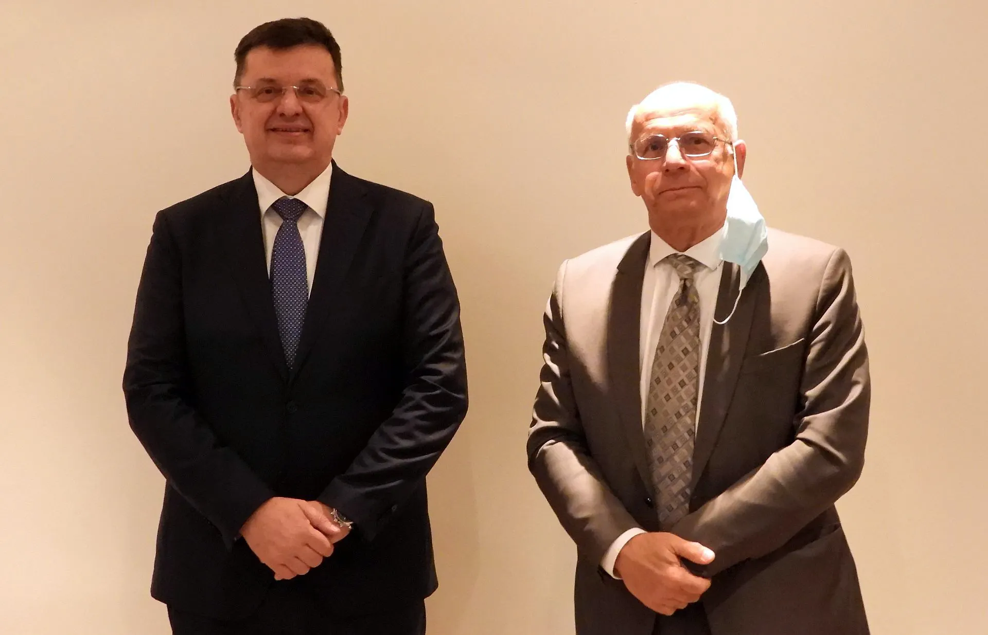 Предсједавајући Тегелтија са новоименованим амбасадором БиХ у Аустралији Муфтићем

