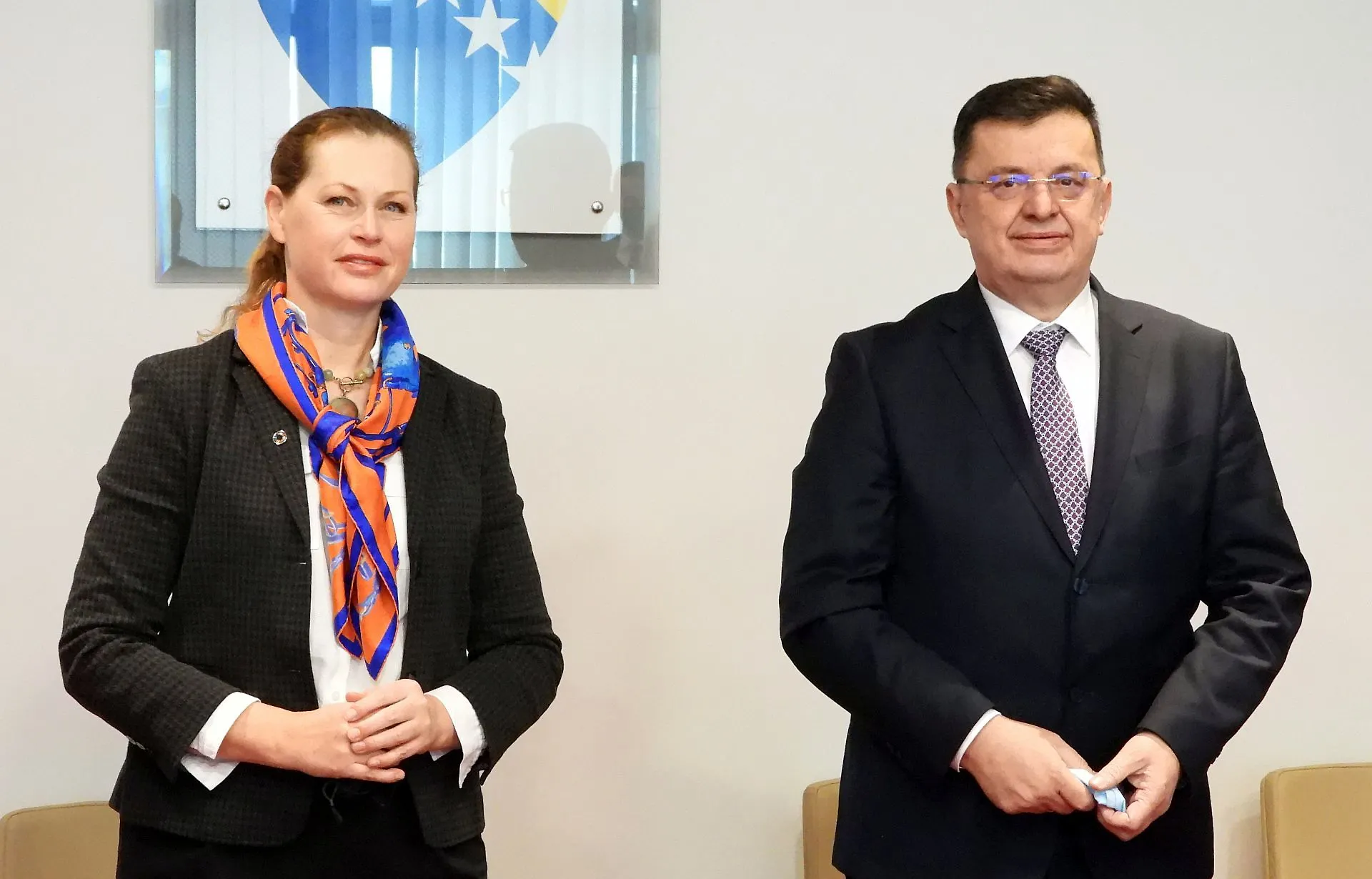 Chairman Tegeltija Talks with UN Resident Coordinator for BIH