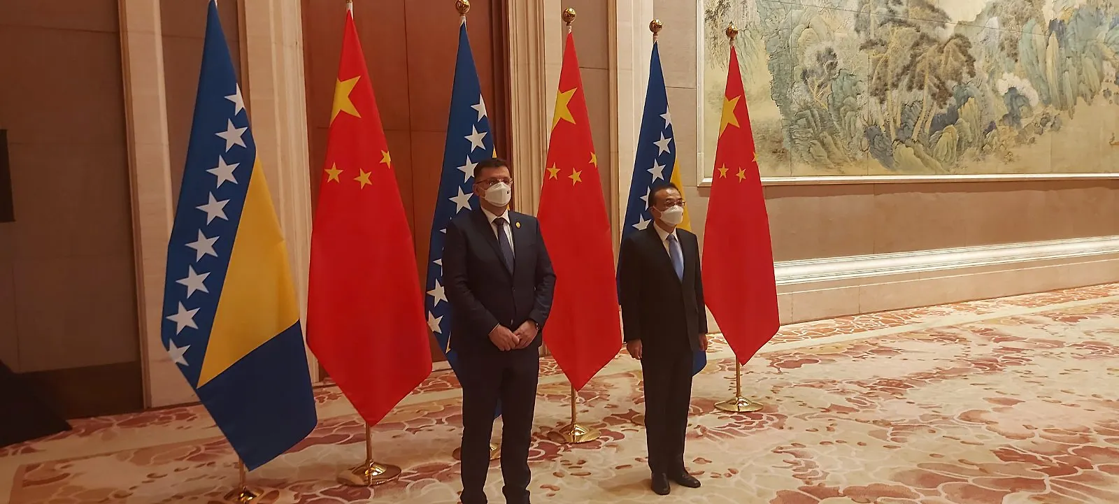 Chairman Tegeltija with Prime Minister of PR China Keqiang in Beijing