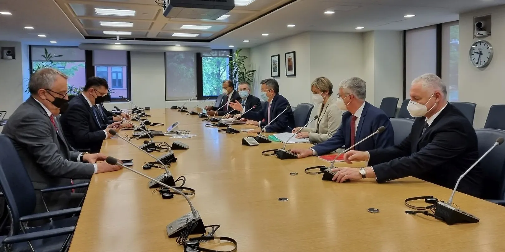 Chairman Tegeltija in Washington with IMF and WB Representatives