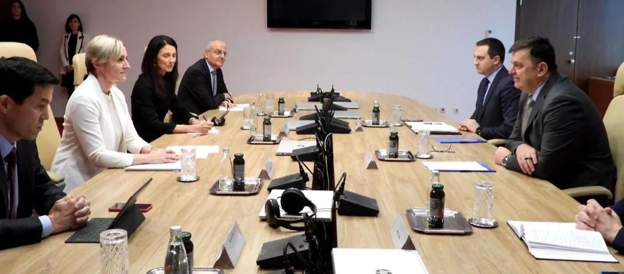 Chairman Tegeltija with IMF Delegation