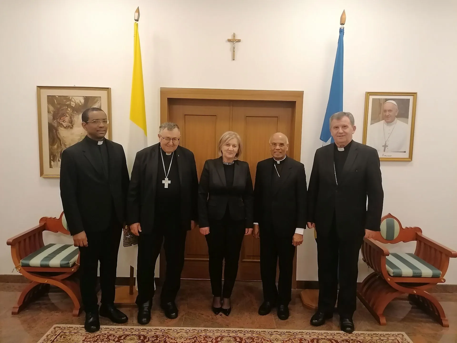 Chairwoman Krišto Talks with Apostolic Nuncio in BIH Archbishop Chullikatto