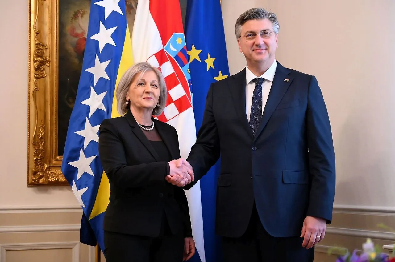 Susret Krišto – Plenković u Zagrebu: U fokusu intenziviranje saradnje BiH i Hrvatske