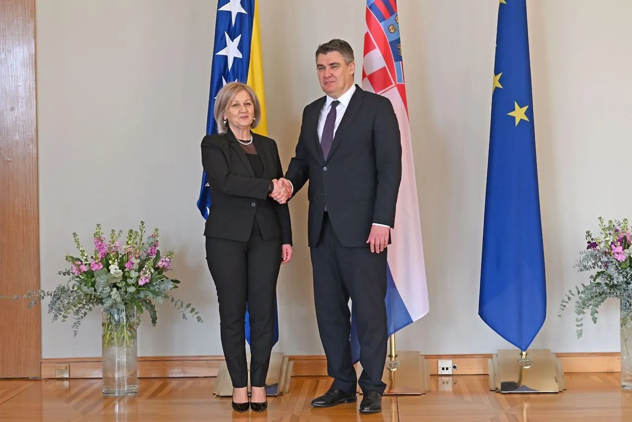 Predsjedavajuća Krišto u Zagrebu razgovarala sa zvaničnicima Republike Hrvatske 