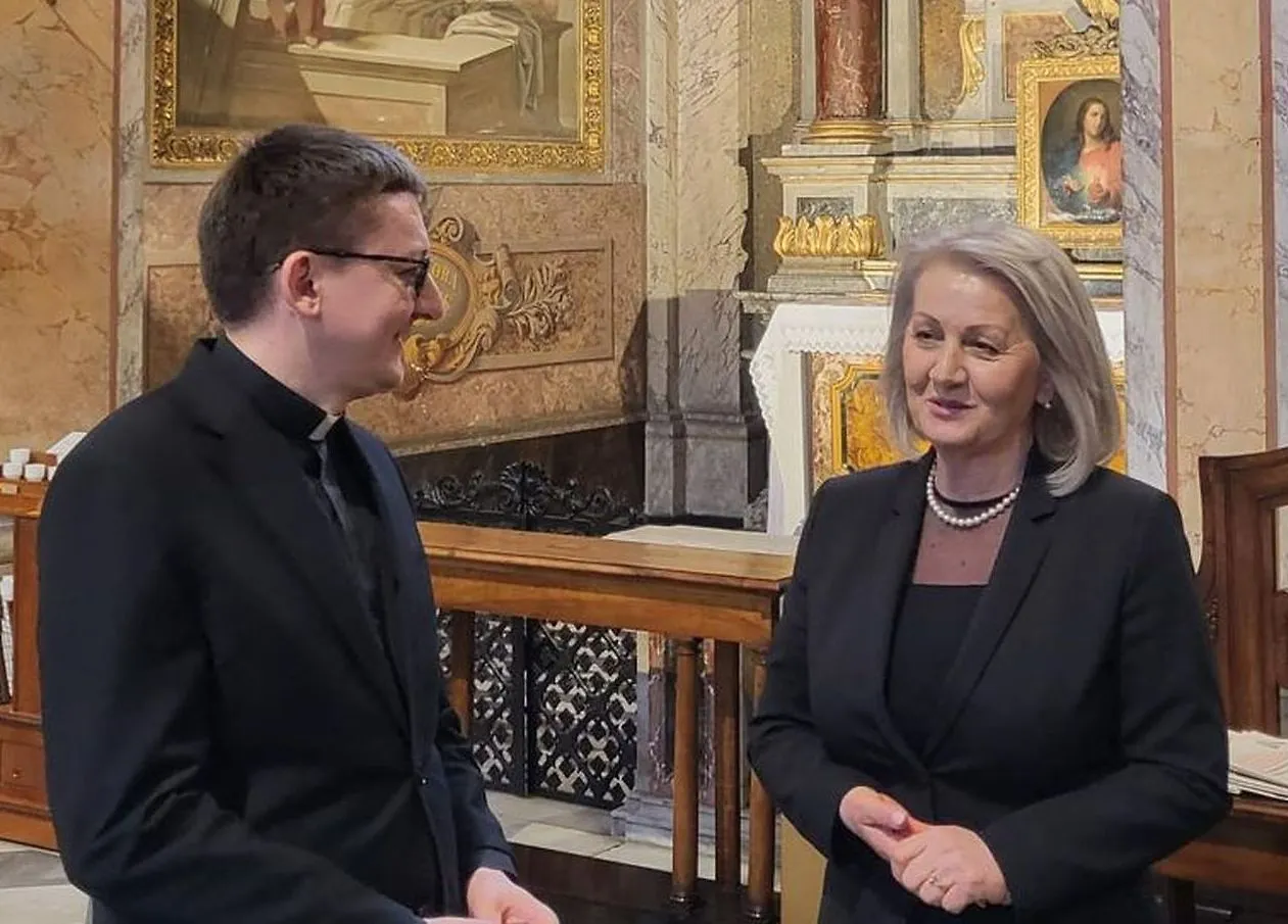Chairwoman Krišto Visit St. Jerome Pontifical Croatian College in Rome