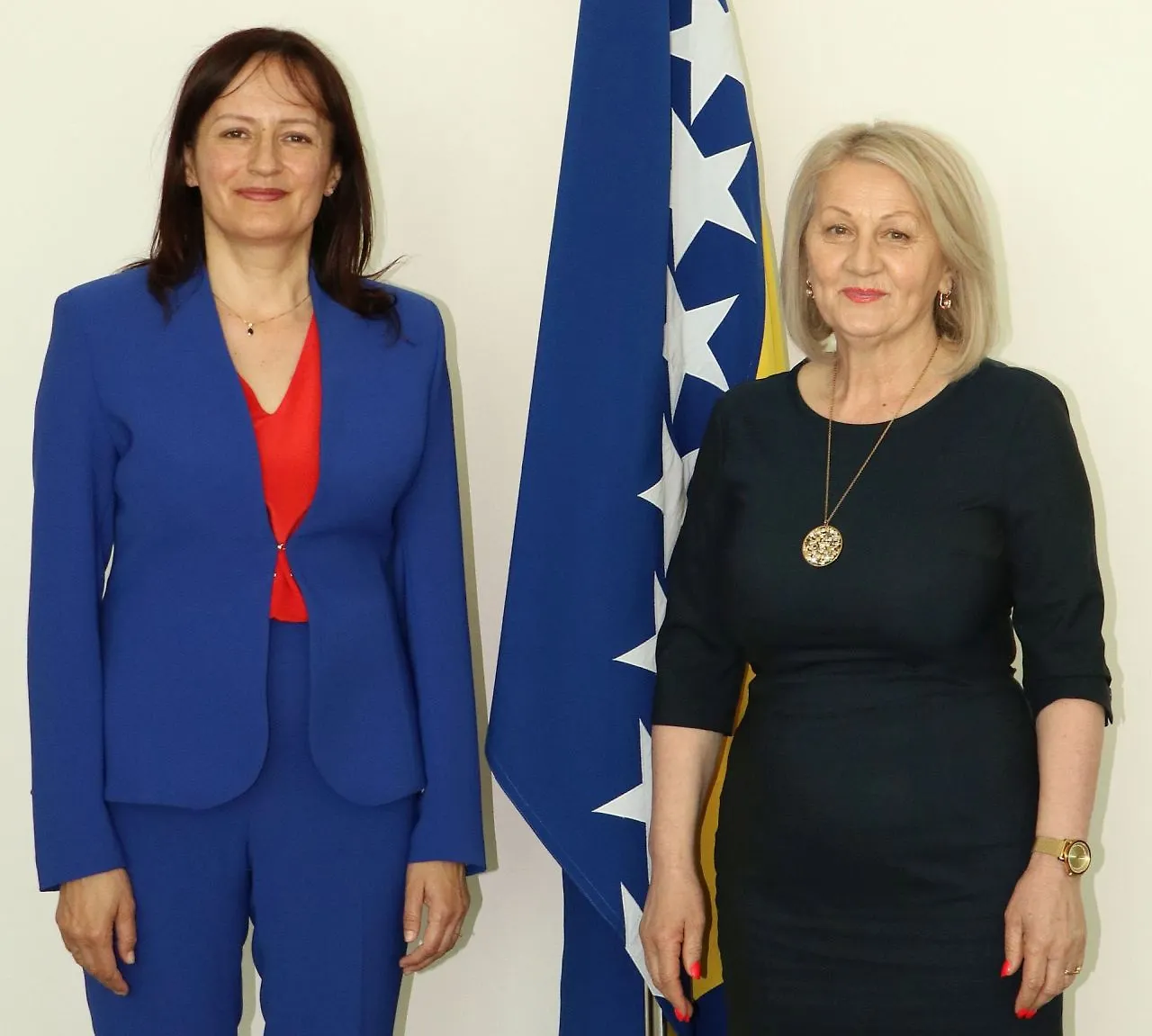Chairwoman Krišto Talks with Head of Council of Europe Office in BIH Urumova