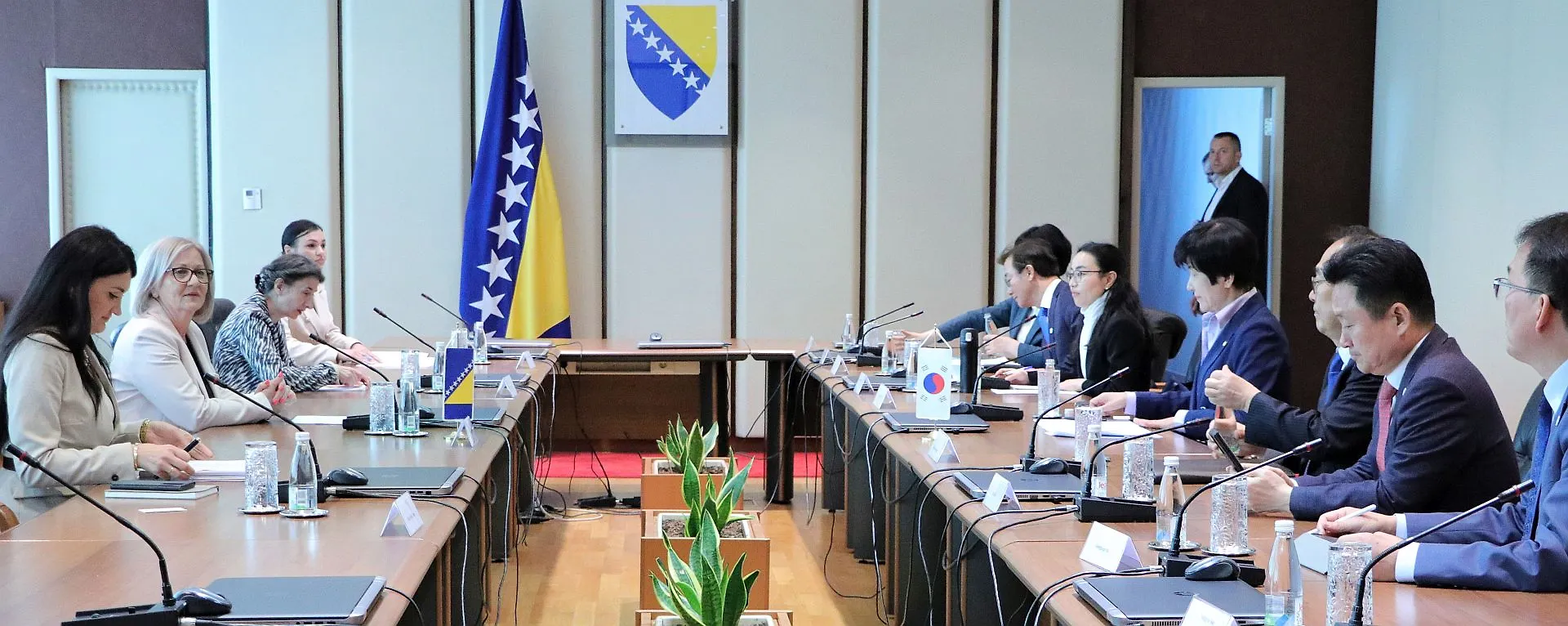 Krišto with Deputy President of Parliament of Republic of Korea Parliament