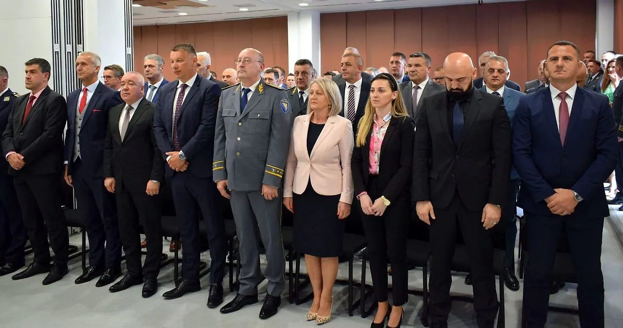 Chairwoman Krišto at 23rd Anniversary and Day of BIH Border Police