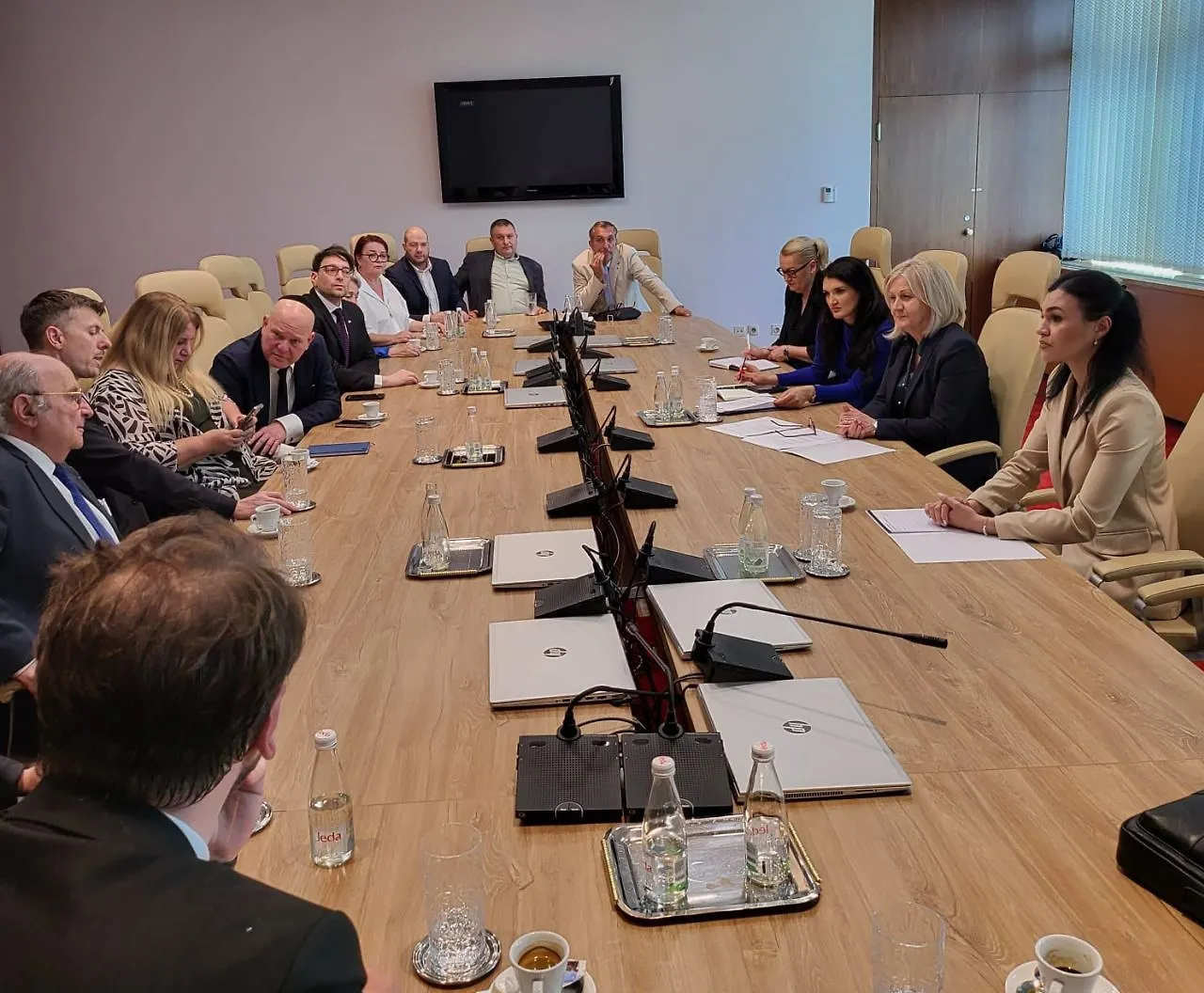 Chairwoman Krišto met with representatives of Jewish Community in BIH and Addressed at 75th Anniversary of the State of Israel