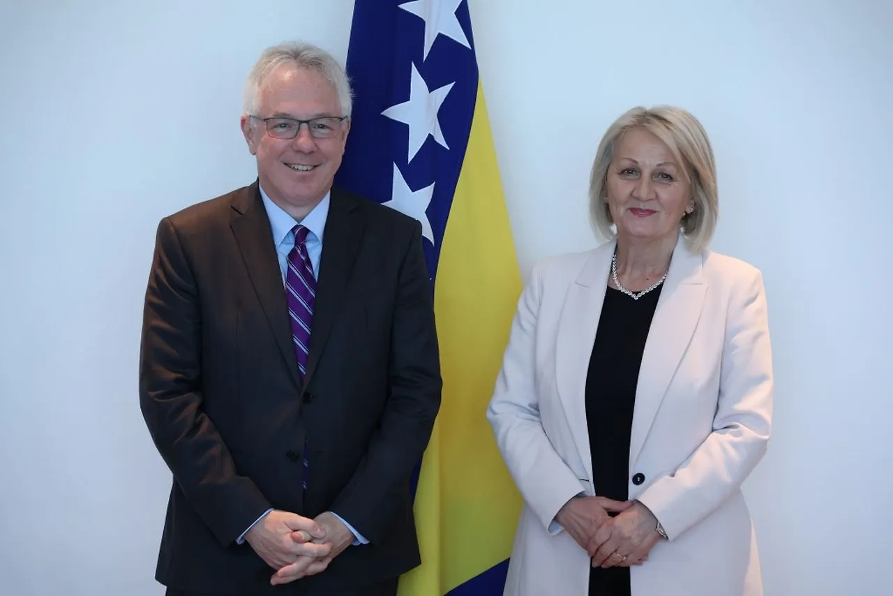 Chairwoman Krišto Talks with US Ambassador Murphy