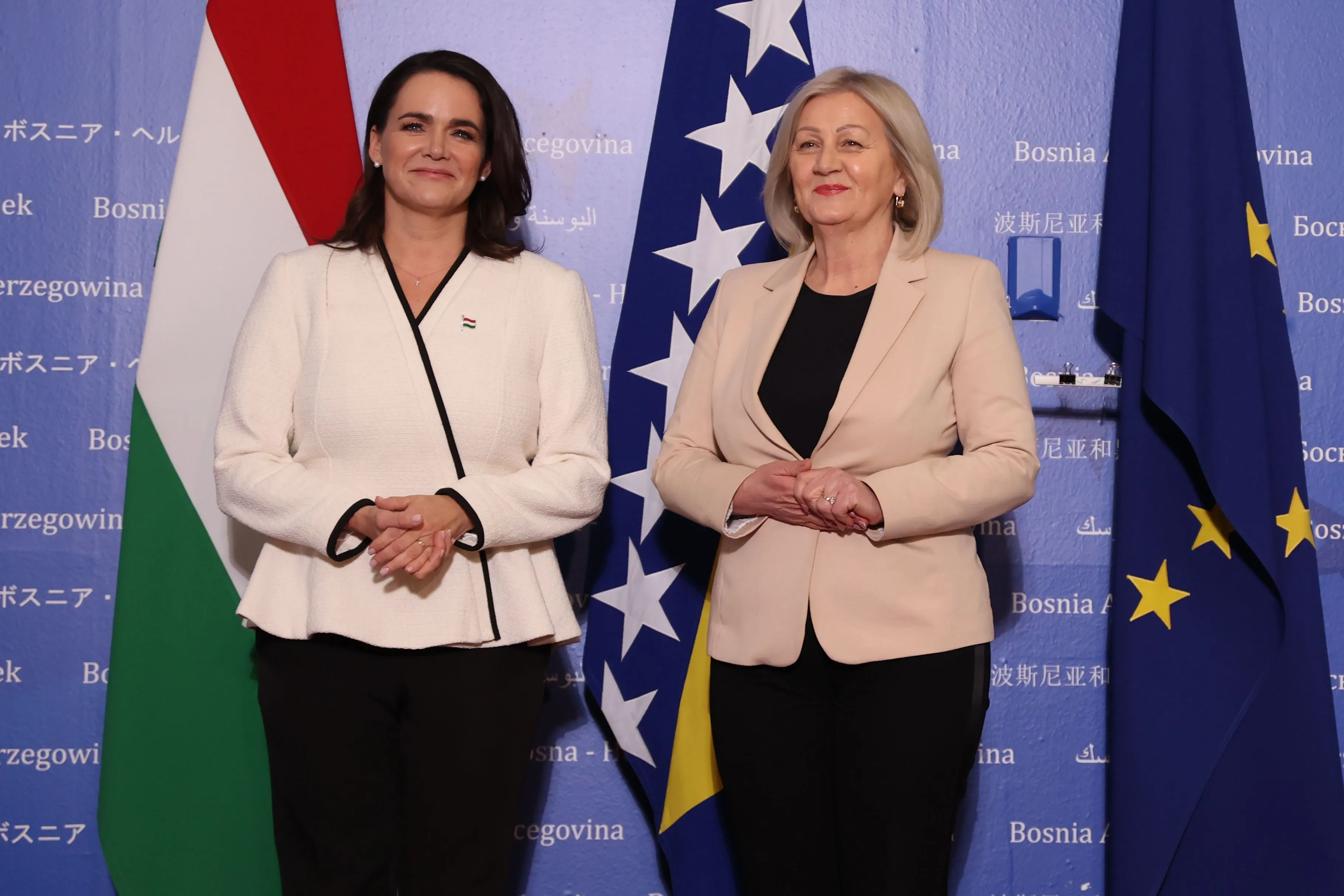 Chairwoman Krišto Talks with Hungarian President Novak