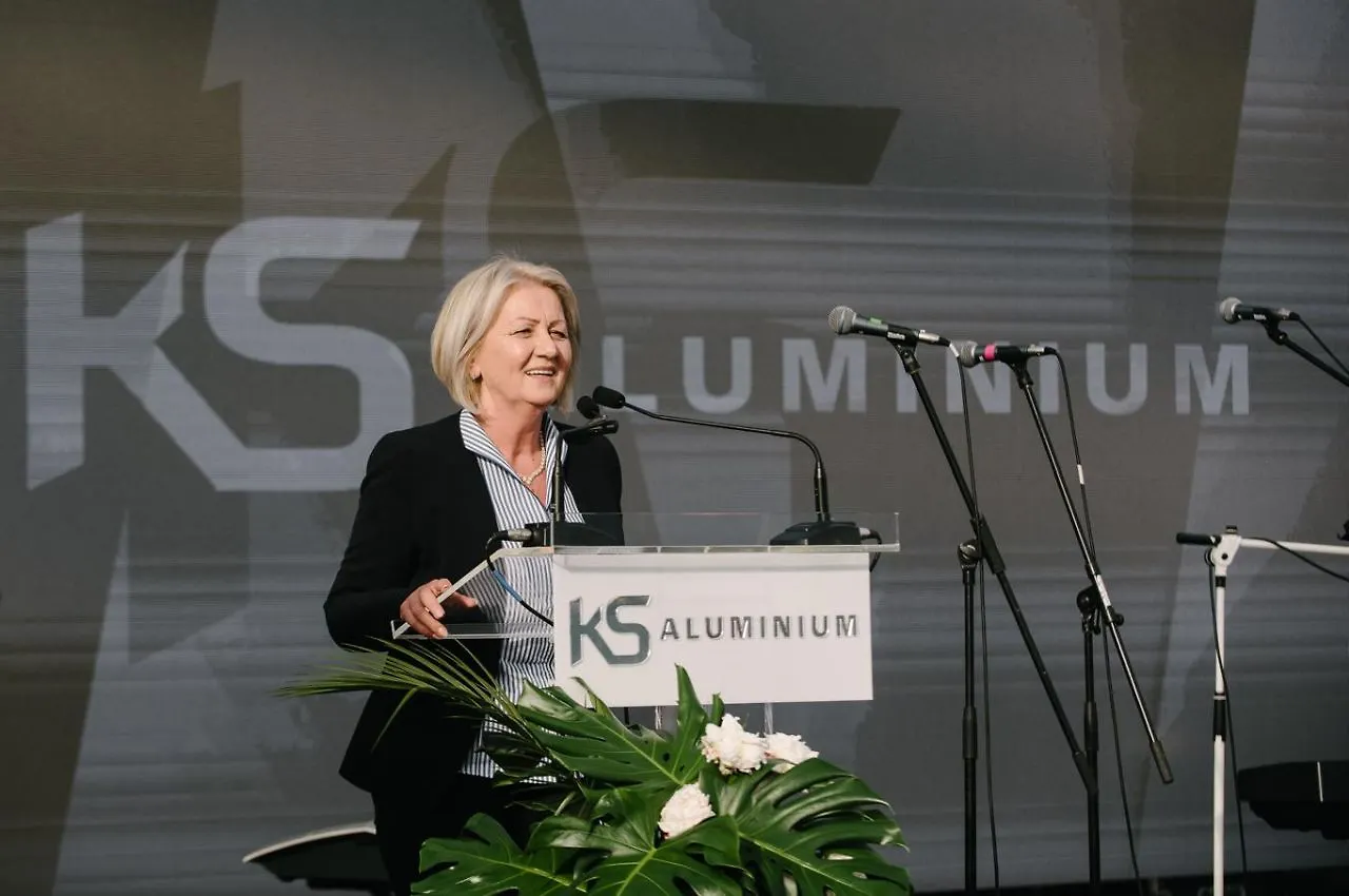 Chairwoman of Council of Ministers of BIH Borjana Krišto Attends Solemn Opening 
of KM Aluminium Factory
