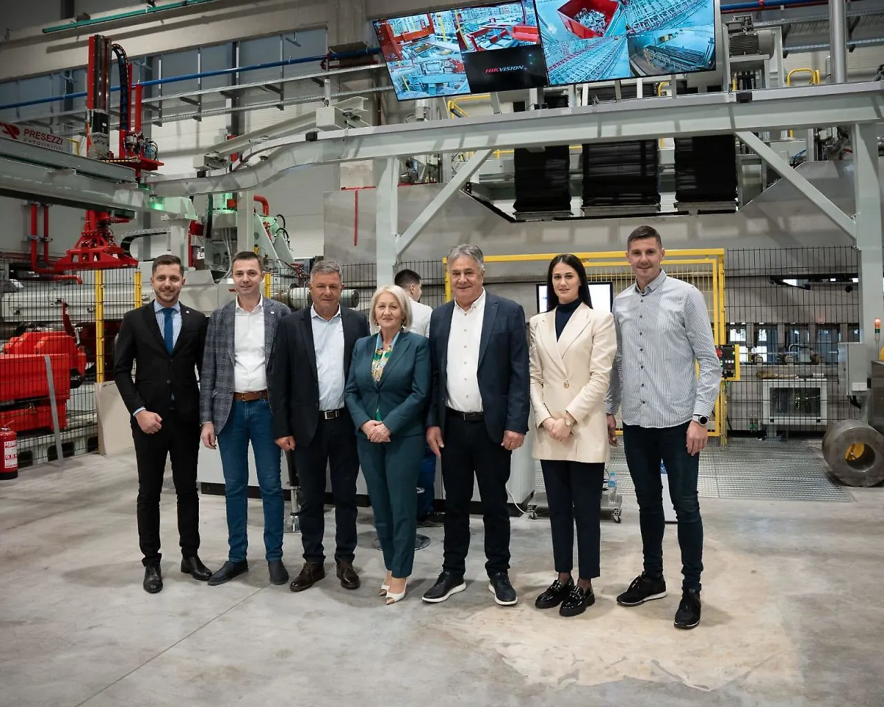 Chairwoman Krišto Visited KS Aluminium and KS Tueren,Ltd Companies