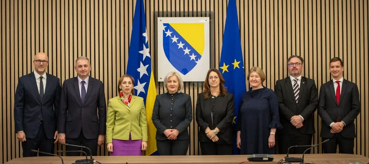 Chairwoman of Council of Ministers of Bosnia and Herzegovina Borjana Krišto Visited by Western Balkans Friend-Countries Group