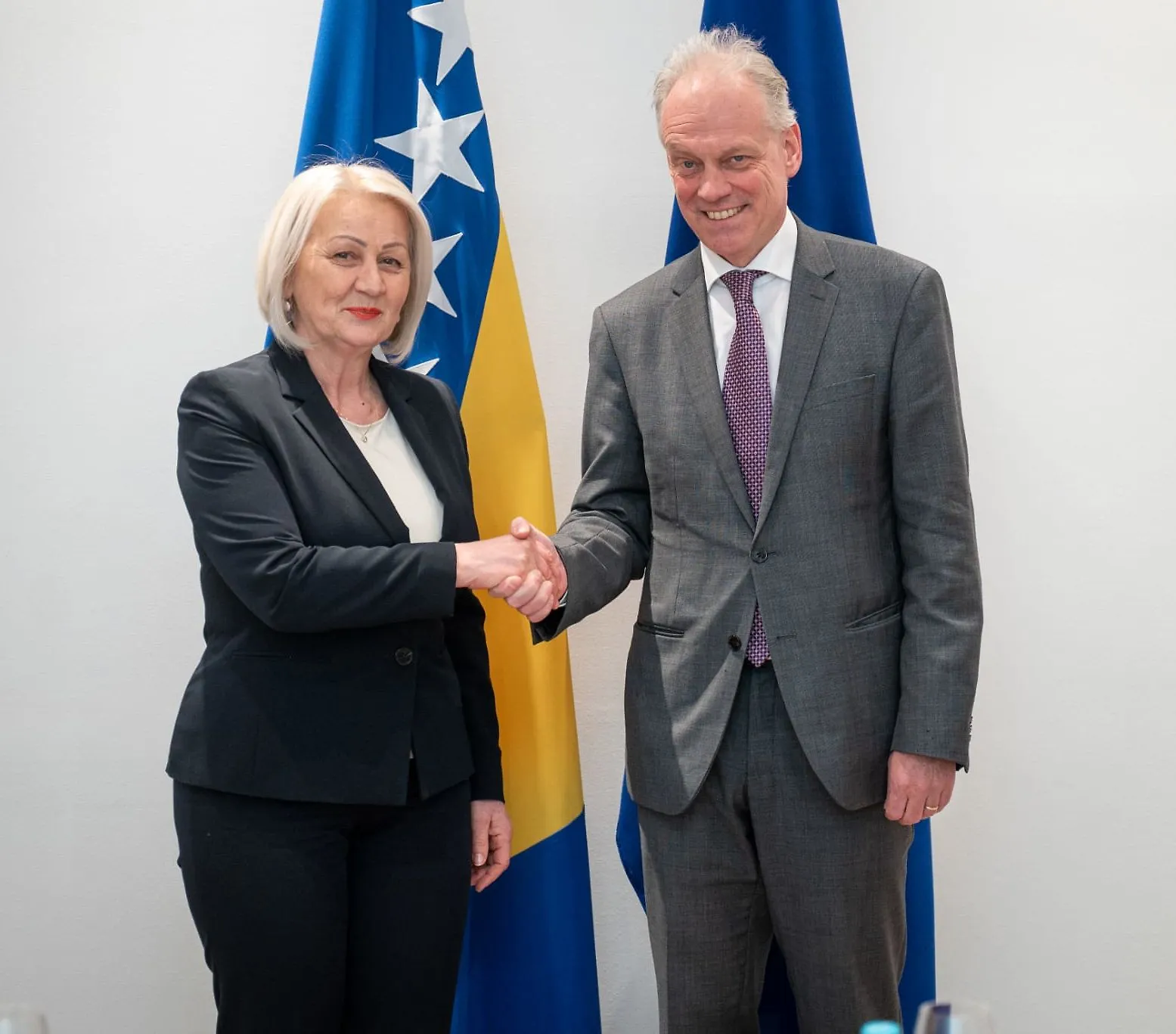 Chairwoman Krišto in Working Meeting with G. J. Koopman, Director for Eastern Neighbourhood and Enlargement

