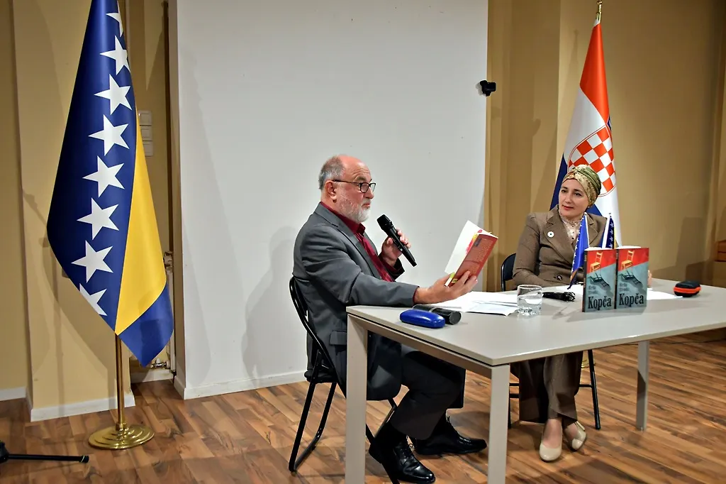 U Kulturno-informativnom centru Ambasade Bosne i Hercegovine u Zagrebu predstavljena knjiga „Kopča“ bosanskohercegovačke autorice Nirhe Efendić