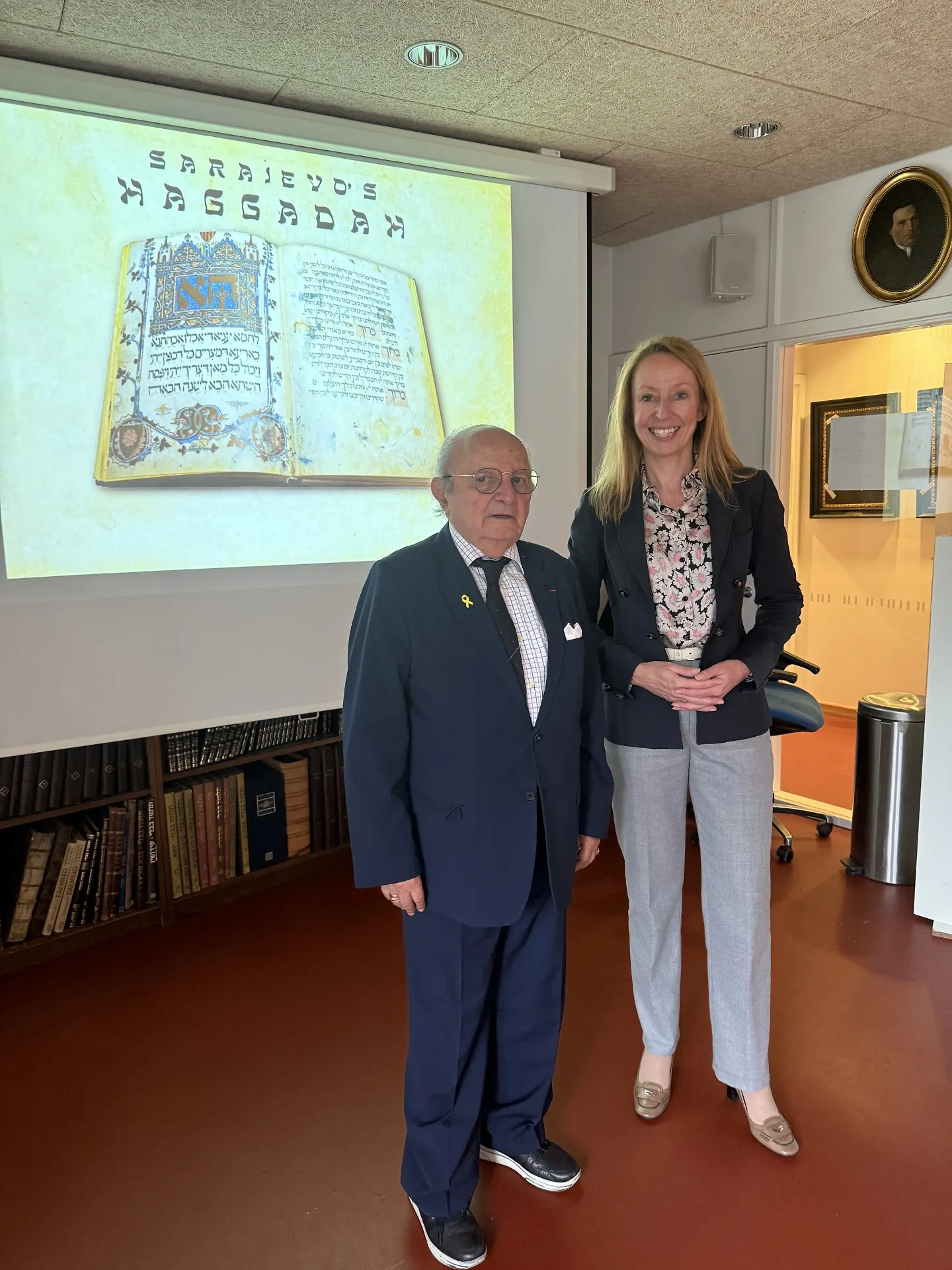 Ambasada BiH u Kopenhagenu organizovala predavanje "Tajne Sarajevske Hagade" 