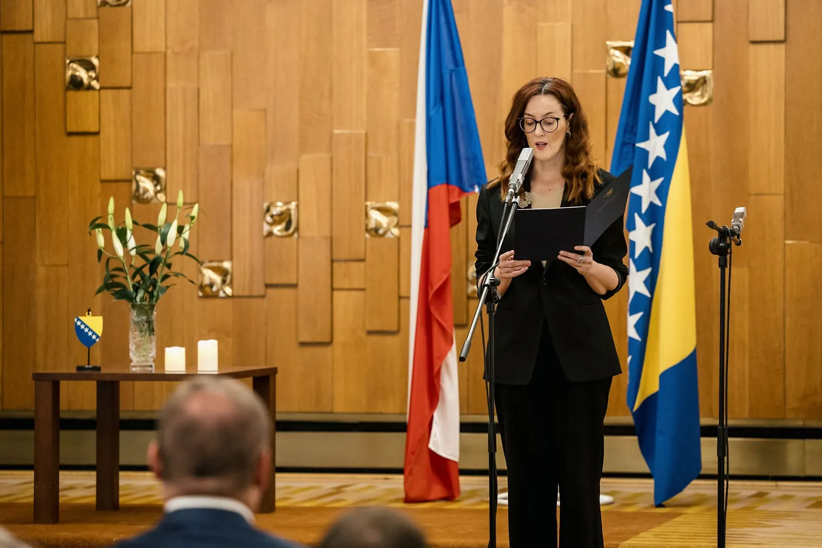 Ambasadorica Mlinarević učestvovala na komemoraciji u povodu 30. godišnjice genocida u Srebrenici