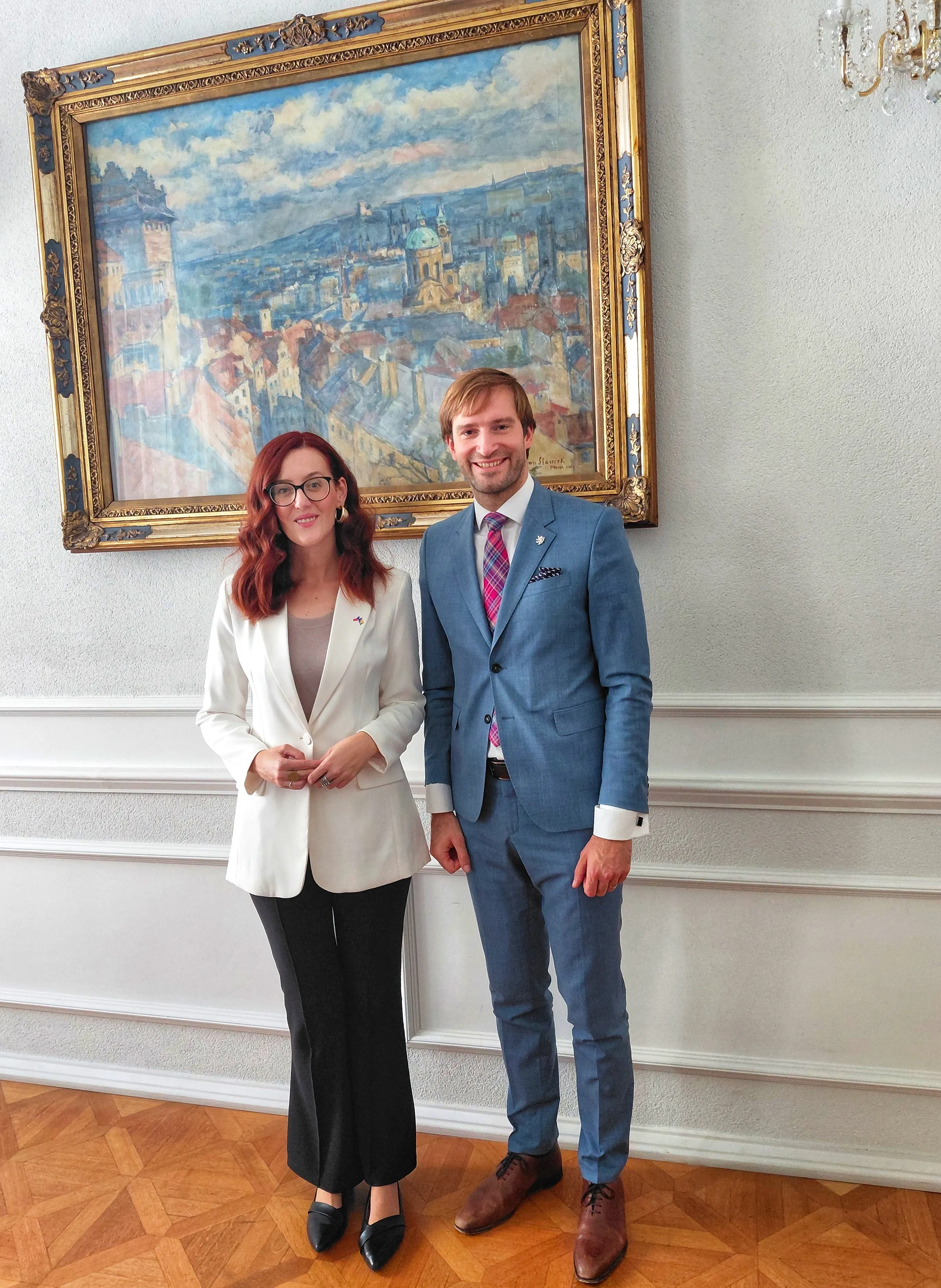 Ambasadorica Martina Mlinarević se sastala sa češkim ministrom zdravstva Adamom Vojtěchom