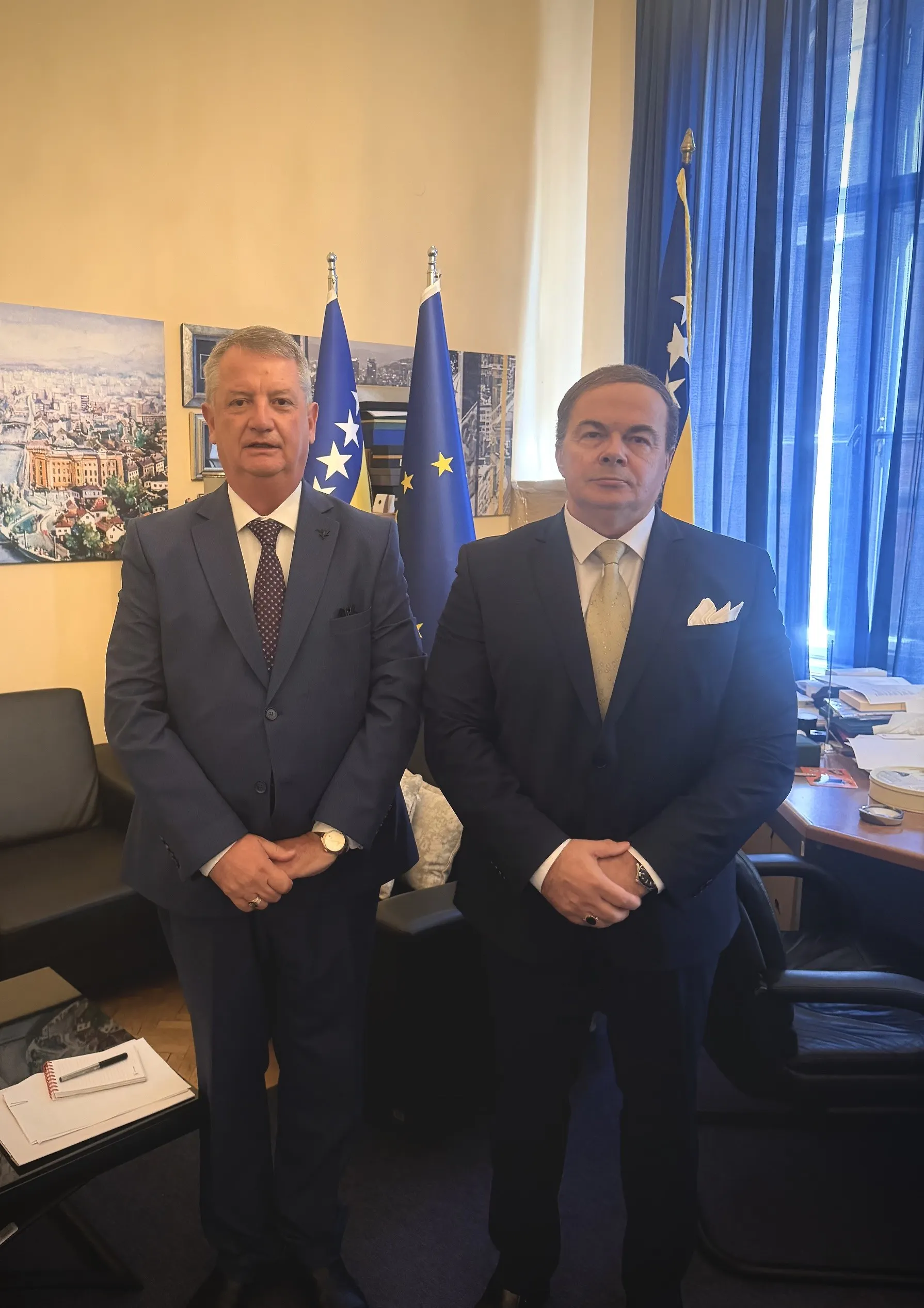 Novoimenovani ambasador Republike Albanije u Bosni i Hercegovini Spiro Koci predao kopije akreditivnih pisama