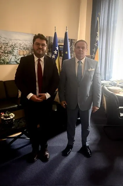 Novoimenovani ambasador Republike Francuske u Bosni i Hercegovini Kévin Thuillier predao kopije akreditivnih pisama
