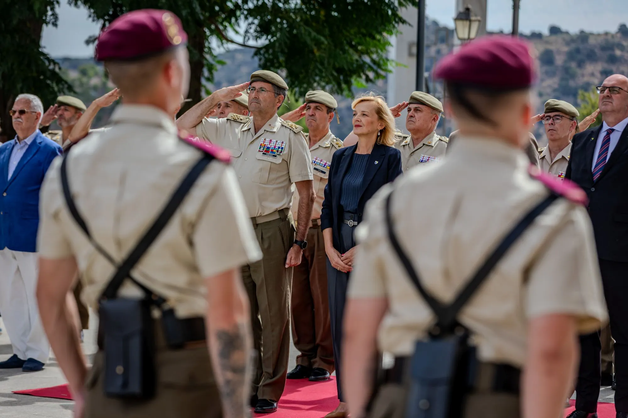 Ambasadorica BiH u Španiji Vesna Andree Zaimović na ceremoniji otkrivanja spomenika poginulim španskim vojnicima u mirovnoj misiji u BiH