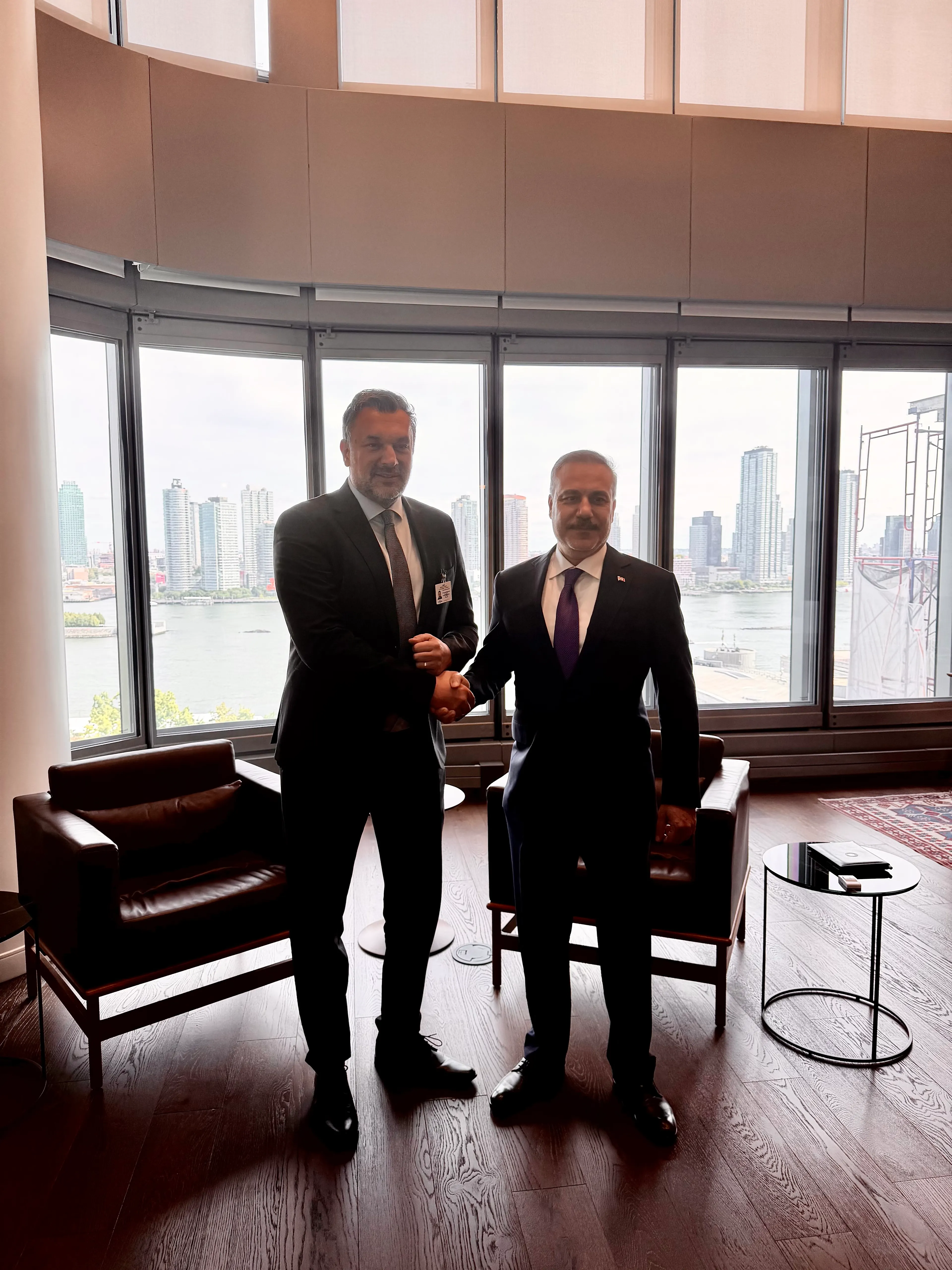 Minister Konaković spoke with the Minister of Foreign Affairs of the Republic of Türkiye, Hakan Fidan
