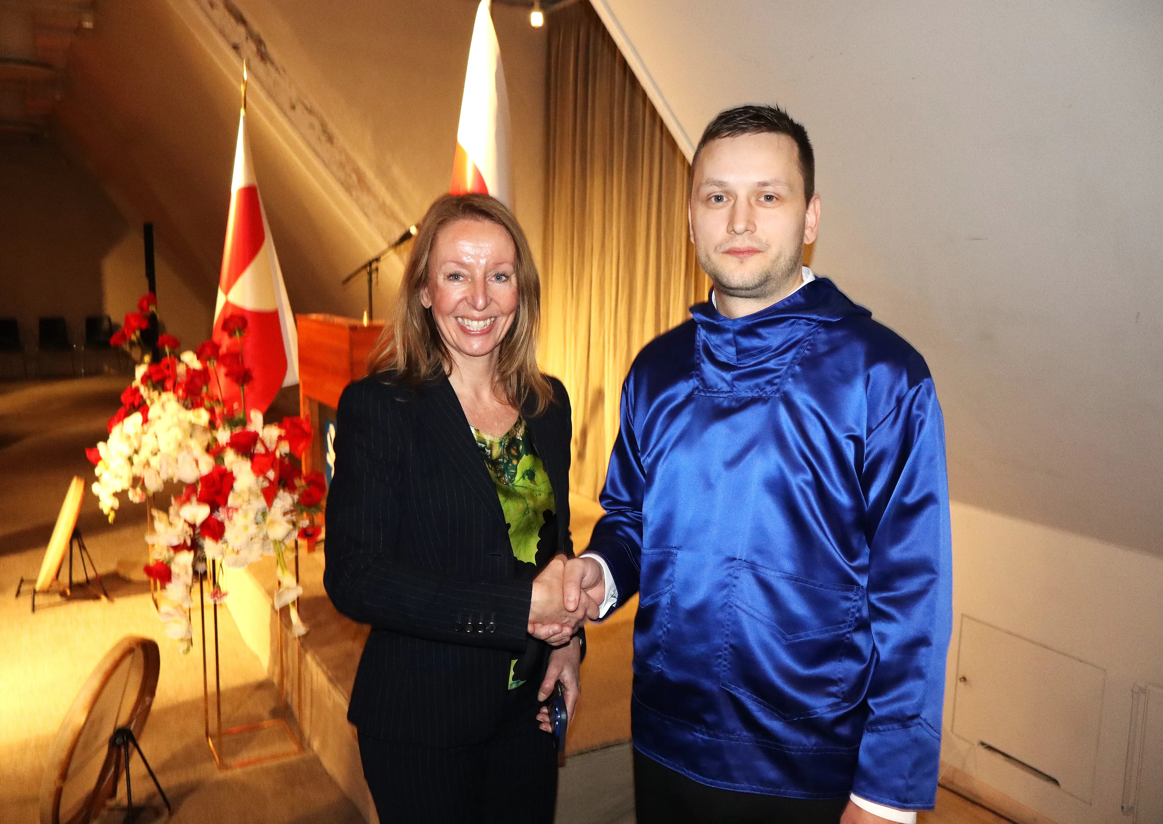 Susret ambasadorice BiH u Kraljevini Danskoj Kundurović Miljak sa premijerom Grenlanda Nielsenom