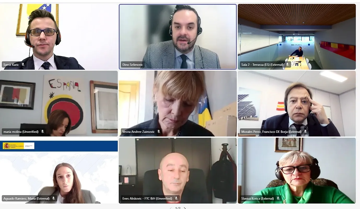 Održan webinar „Jačanje ekonomskih veza između Bosne i Hercegovine i Kraljevine Španije “