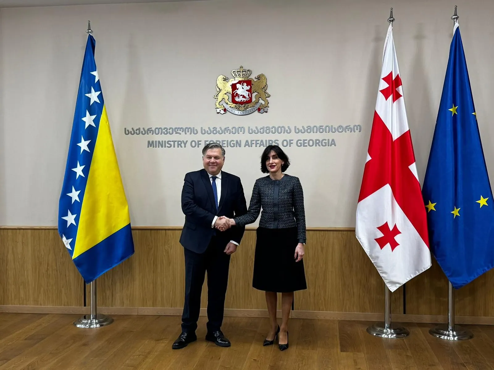 Zamjenik ministra vanjskih poslova BiH mr.sc. Josip Brkić održao političke konsultacije u Ministarstvu vanjskih poslova Gruzije