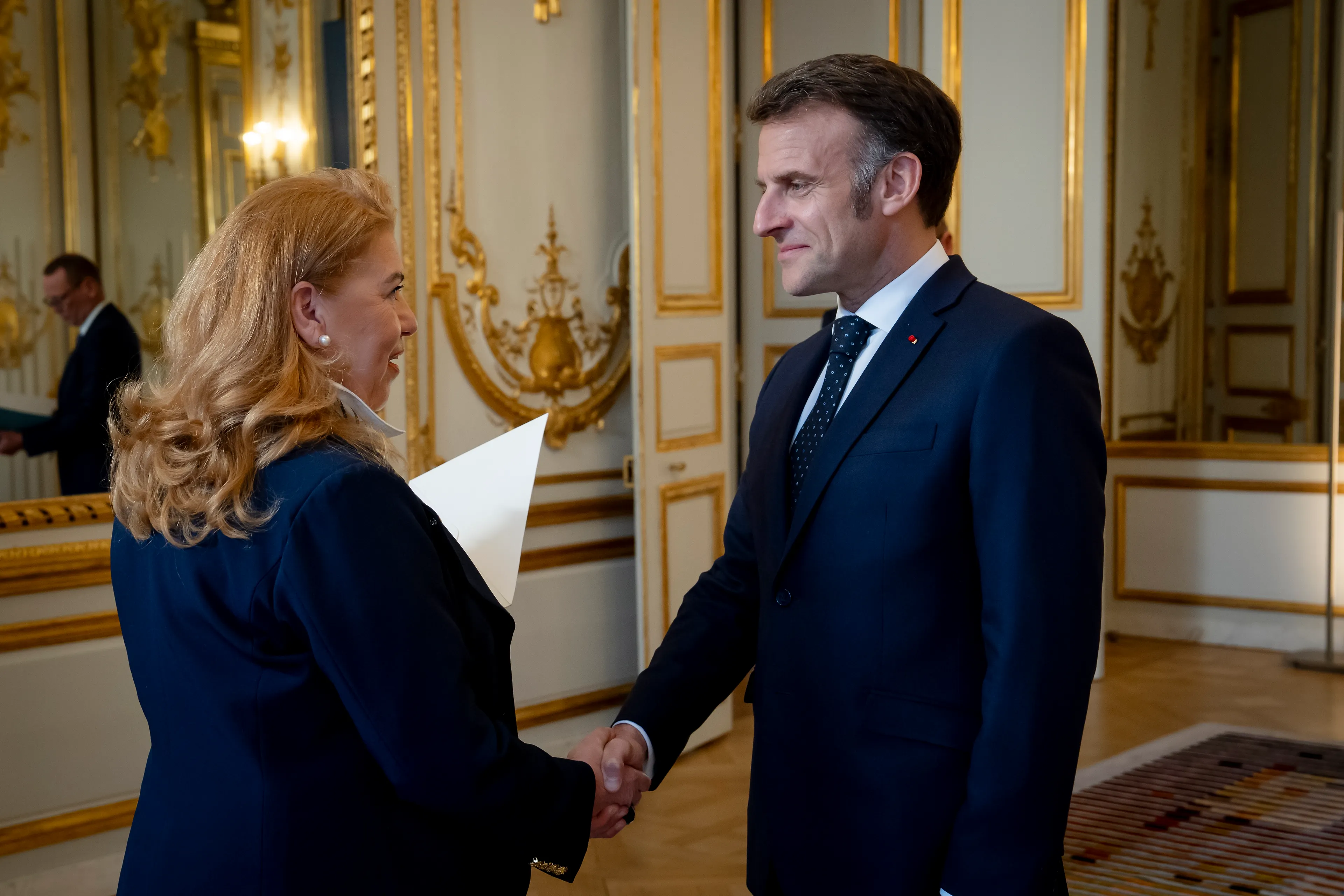 Ambasadorica BiH u Francuskoj Višnja Lončar predala akreditivna pisma predsjedniku Republike Francuske Emmanuelu Macronu