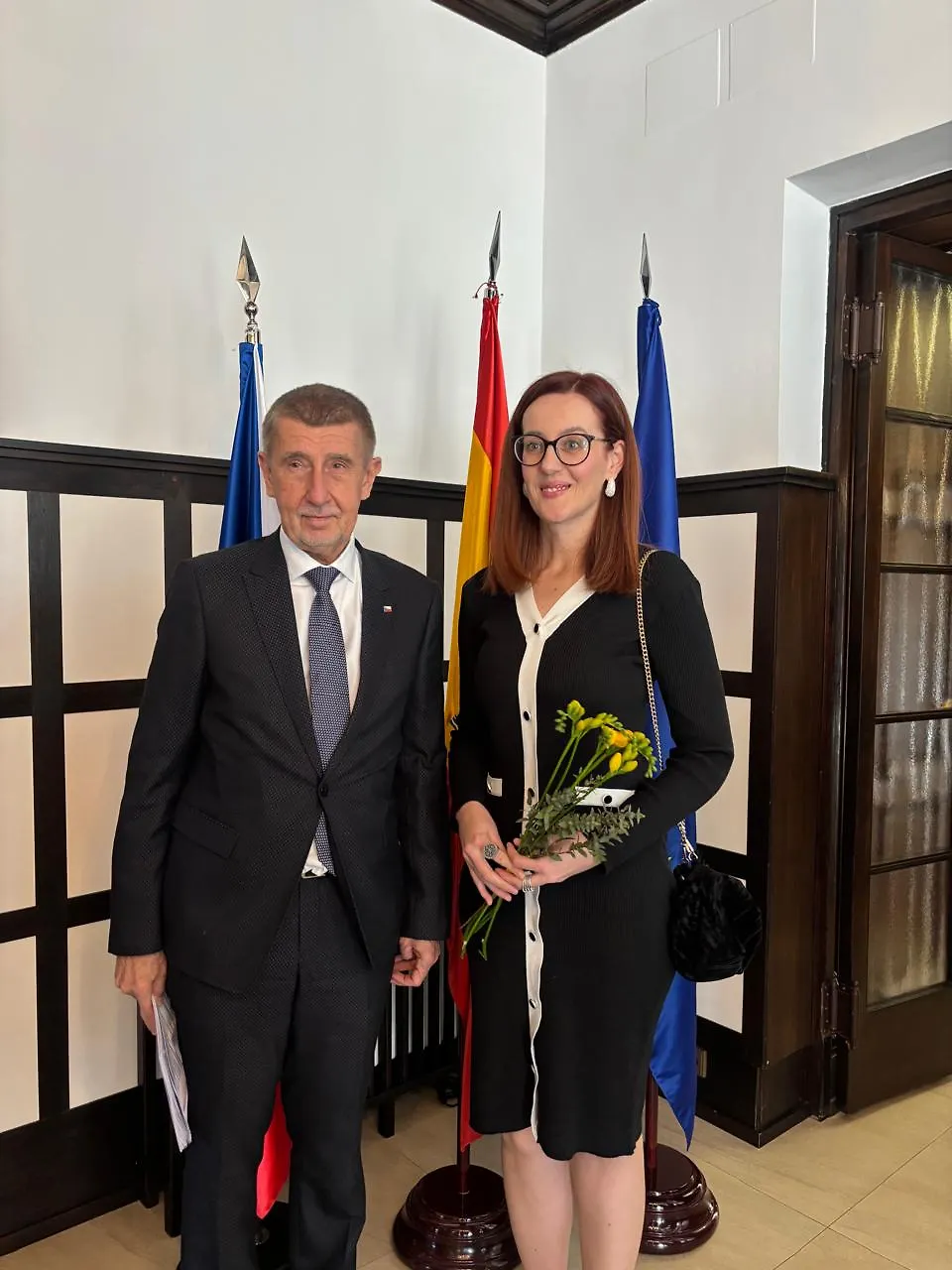 Ambasadorica BiH u Češkoj Martina Mlinarević sastala se sa premijerom Češke Republike Andrejem Babišem