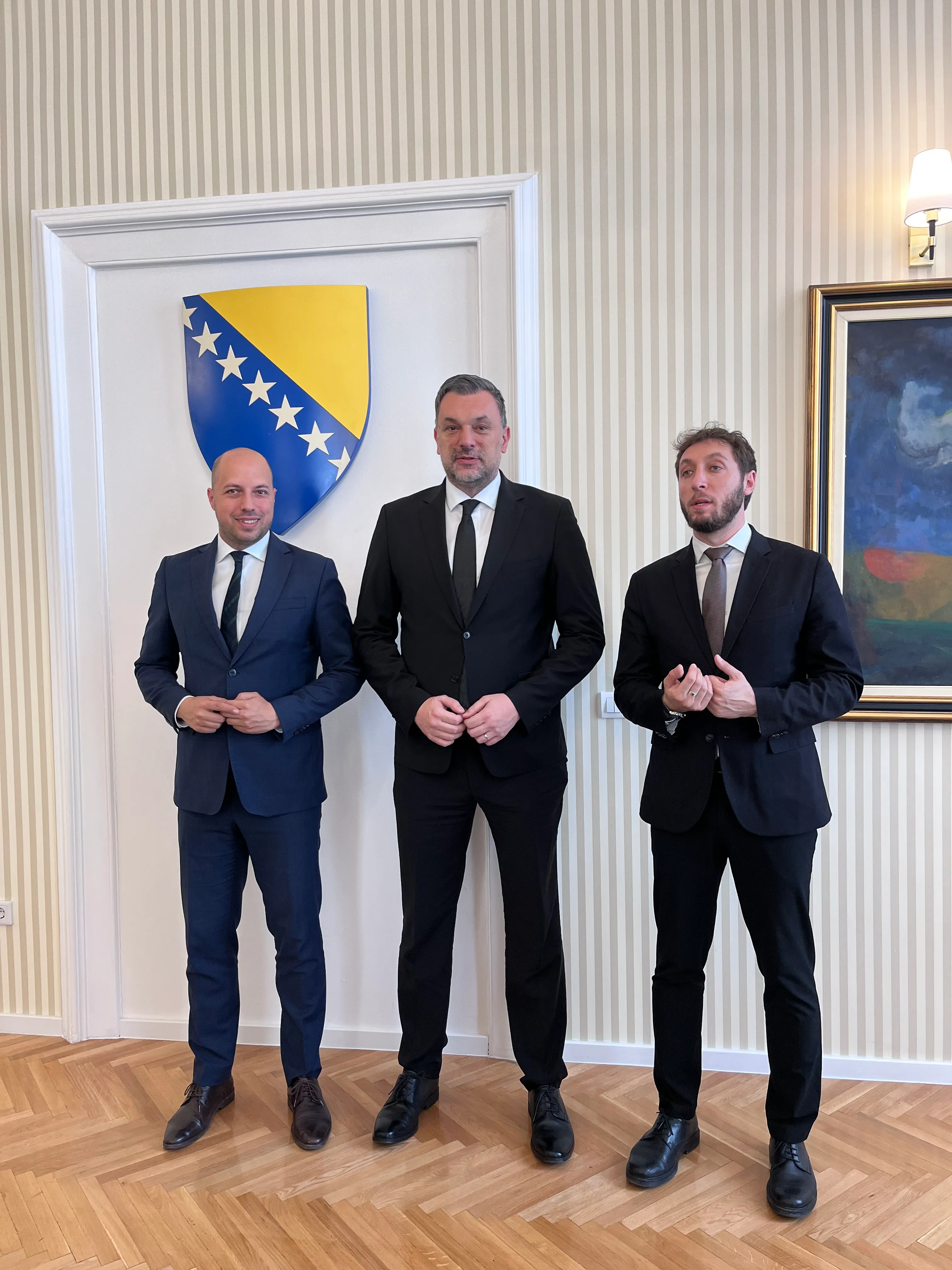 Minister Elmedin Konaković met with the delegation from the Regional Youth Cooperation Office (RYCO)