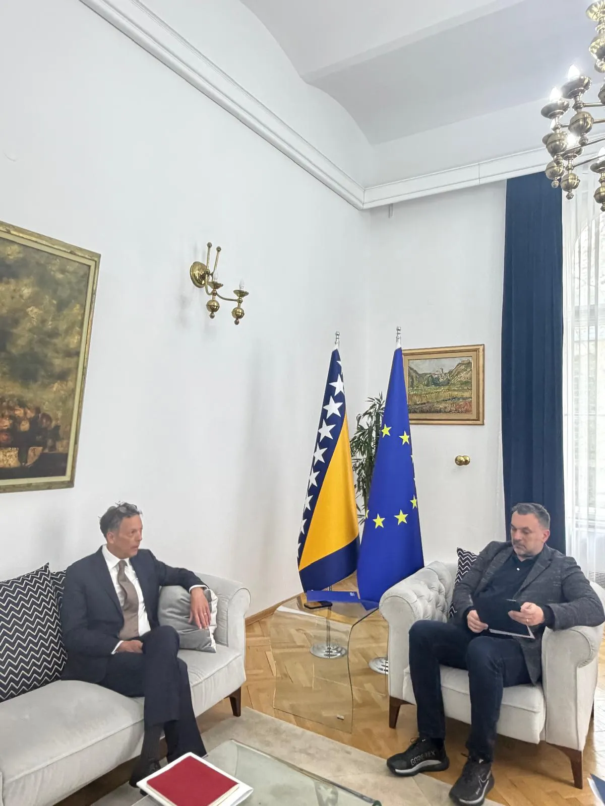 Ministar Konaković primio u nastupni posjet šefa Misije IOM-a u BiH i regionalnog koordinatora za Zapadni Balkan Williama Davida Womblea