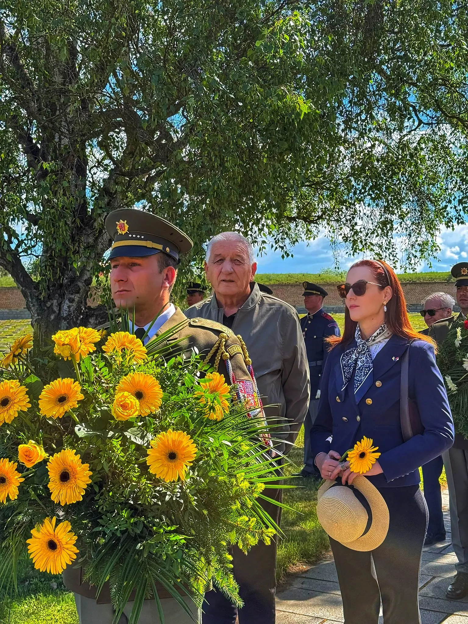 Veleposlanica BiH u Češkoj Martina Mlinarević na komemoraciji u Terezínu u znak sjećanja na žrtve nacističkog režima i Holokausta