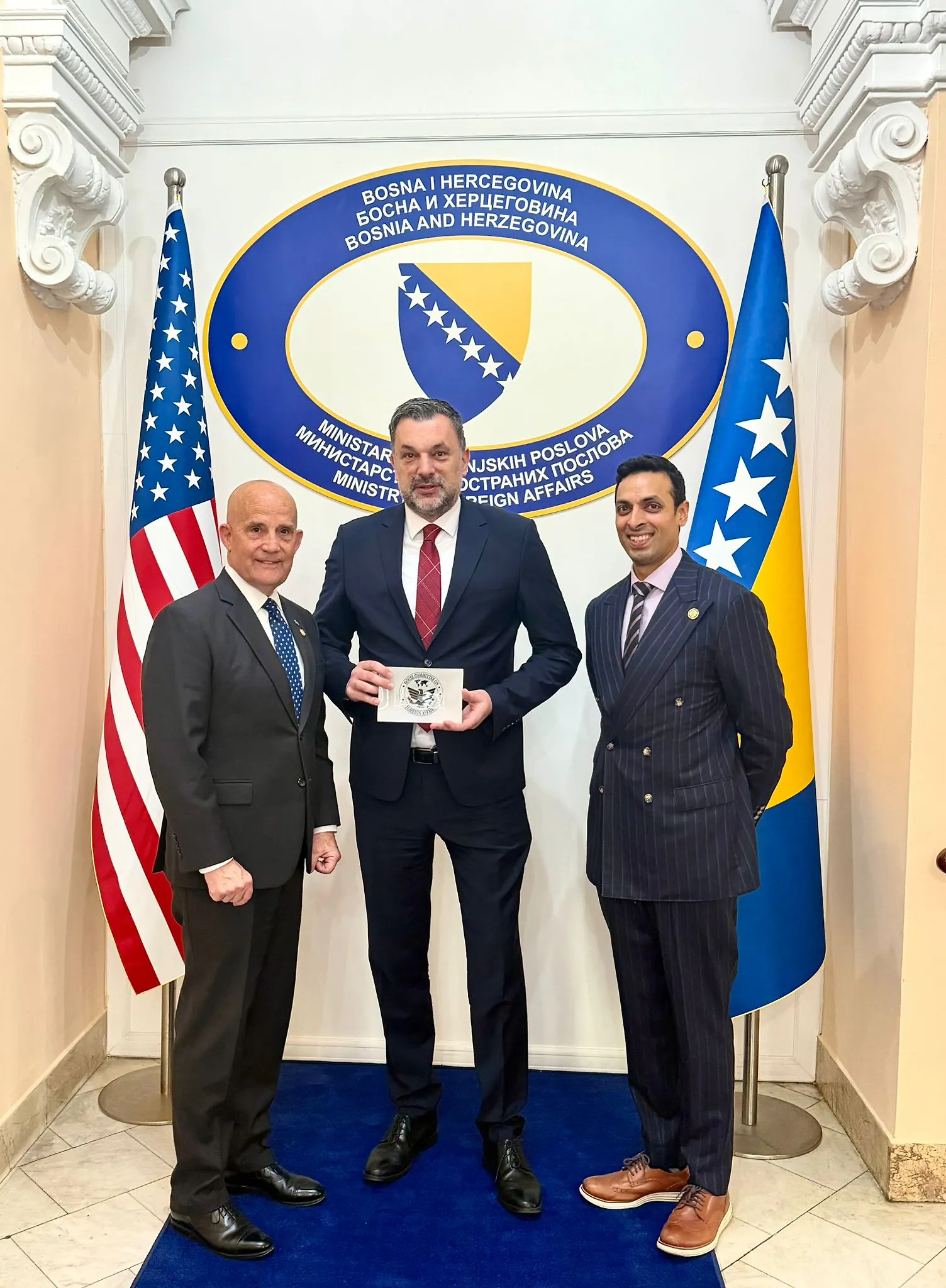 Minister Konaković met with the US congressional delegation in Sarajevo
