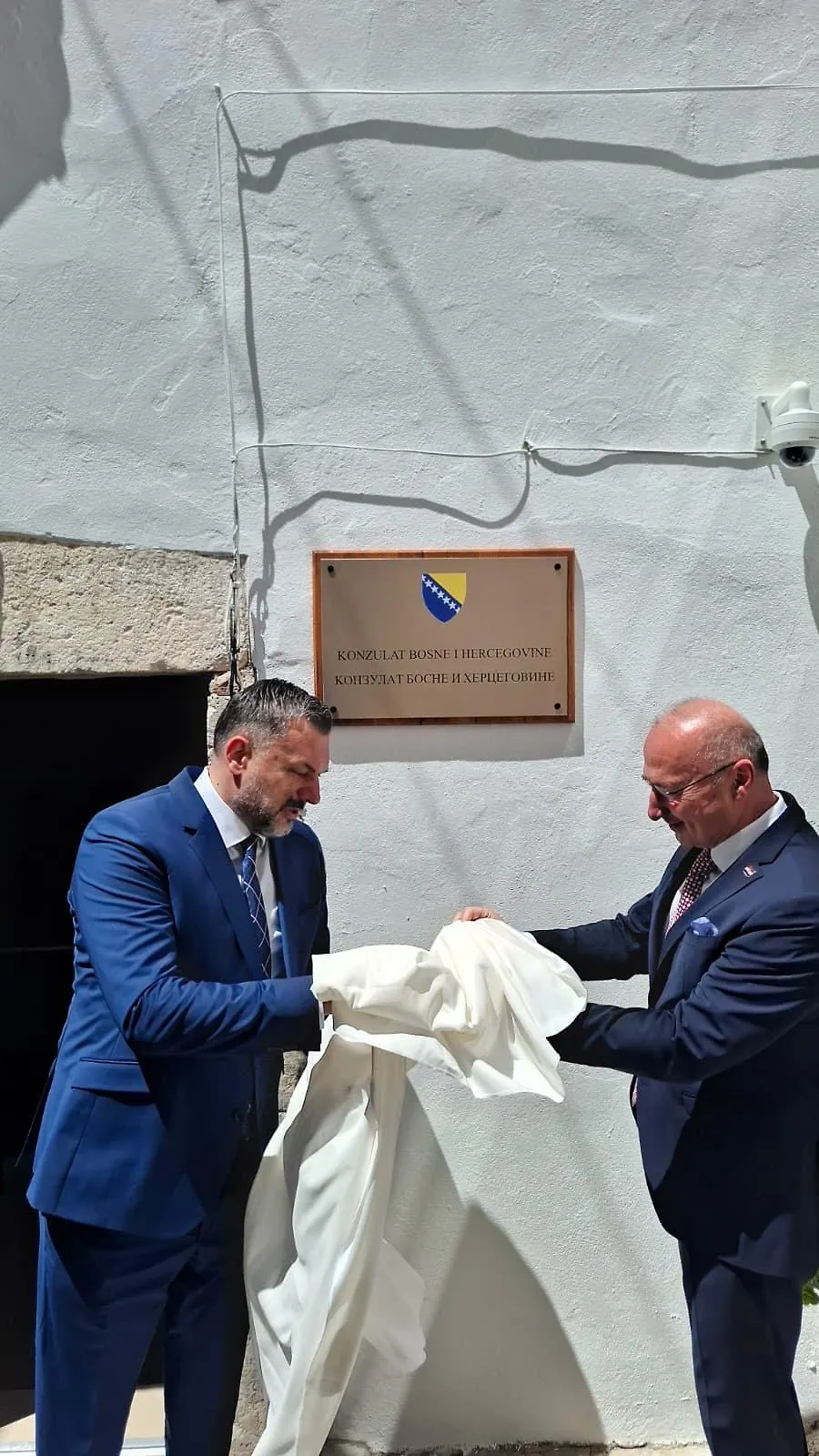Minister Konaković at the ceremonial opening of the Honorary Consulate of Bosnia and Herzegovina in Zadar