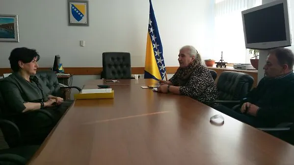 Sastanak ministrice Semihe Borovac sa Munirom Subašić i Muratom Tahirovićem