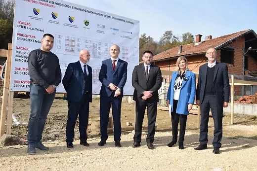 POČELA IZGRADNJA ZGRADE NAMIJENJENE ZA
SMJEŠTAJ KORISNIKA KOLEKTIVNOG CENTRA