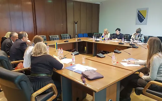Ministri Borovac i Chernysh razmijenili iskustva u rješavanju problematike interno-raseljenih osoba 