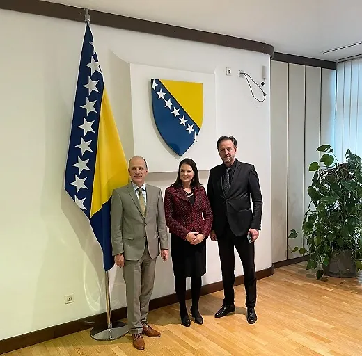 Zamjenik ministra za ljudska prava i izbjeglice BiH Dževad Mahmutović sastao se 14. 12. 2022. godine sa delegacijom Kraljevine Nizozemske